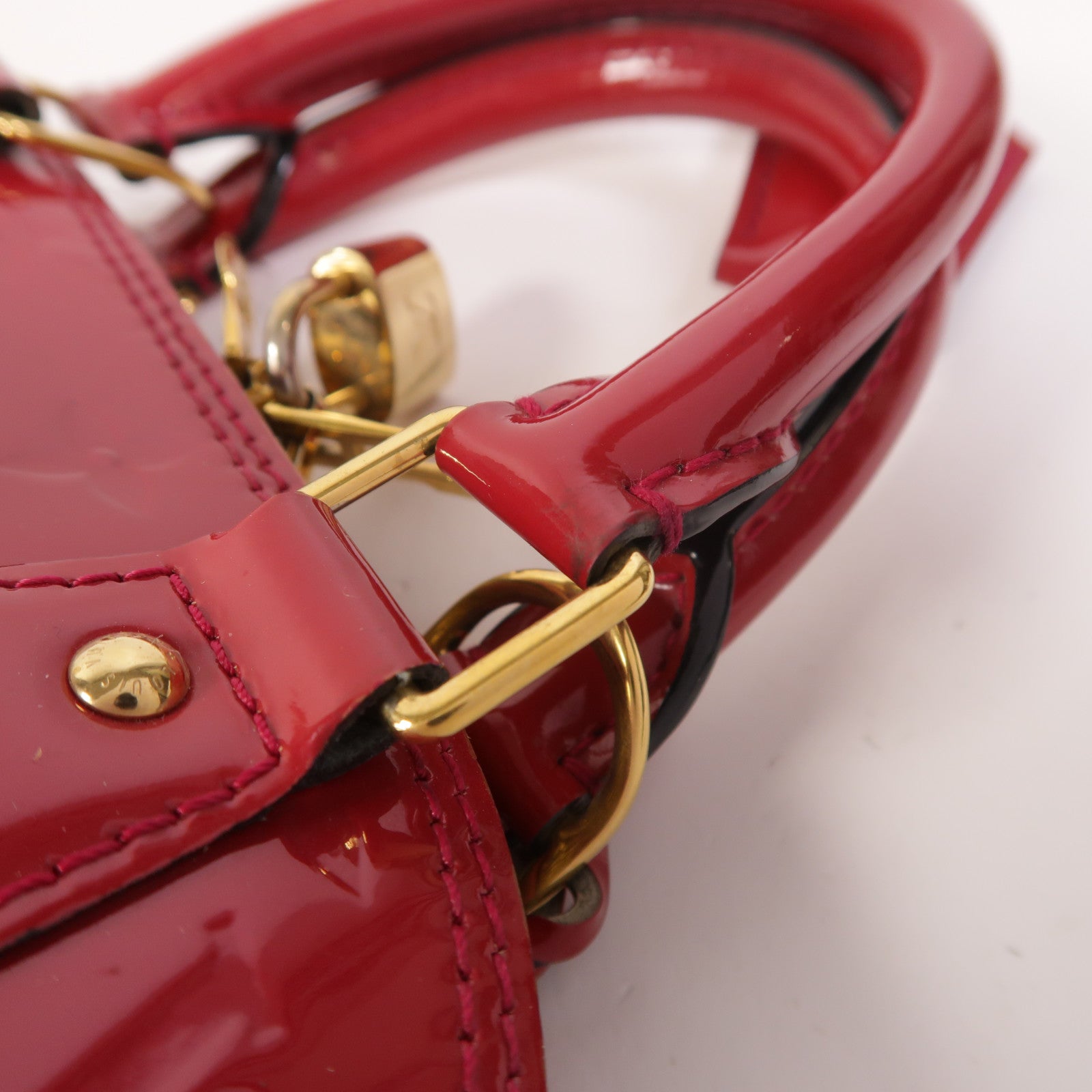 LOUIS VUITTON Monogram Vernis Alma BB手挽肩背兩用袋