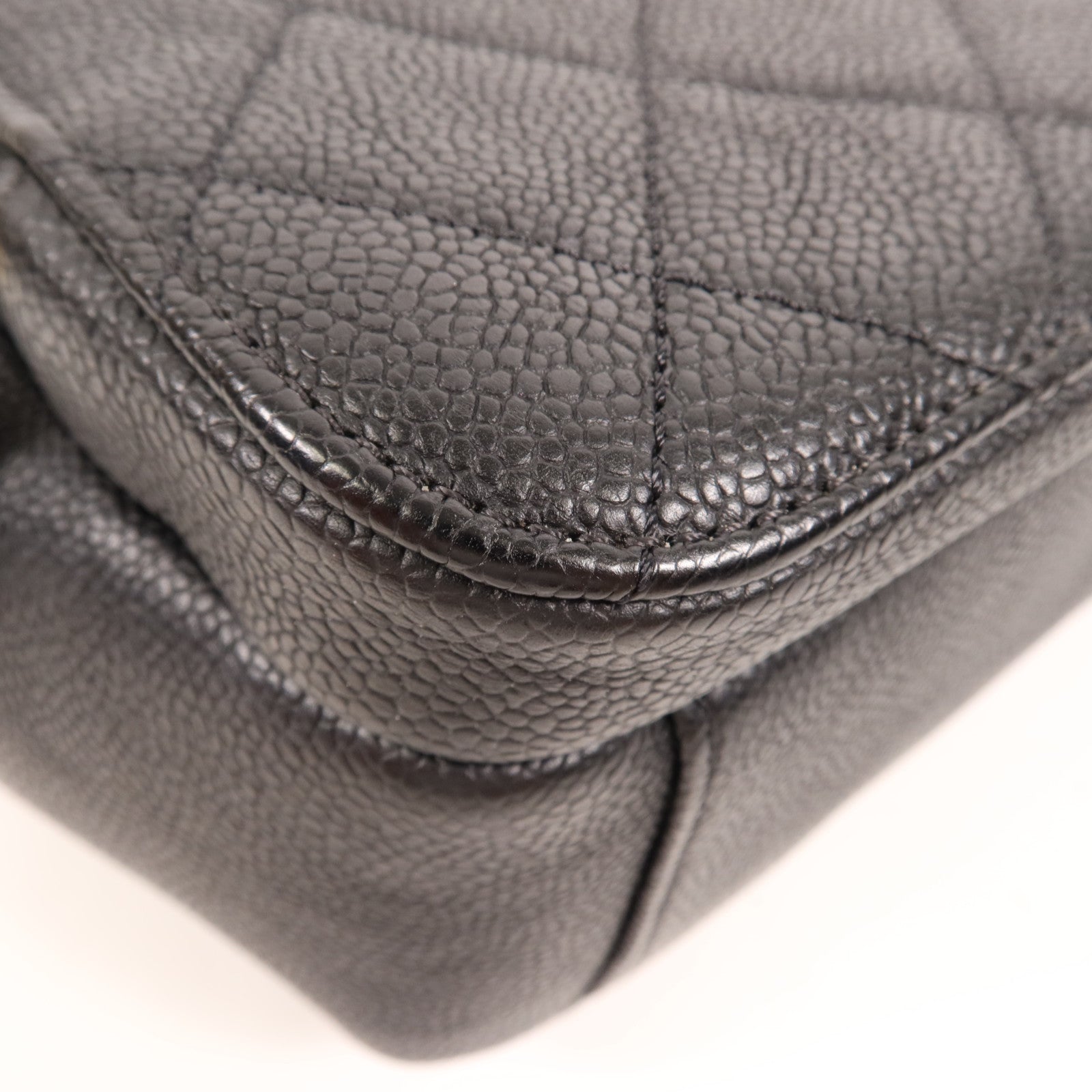 CHANEL 【激減優惠】牛皮皮革Chain Shoulder金扣鏈帶肩背袋