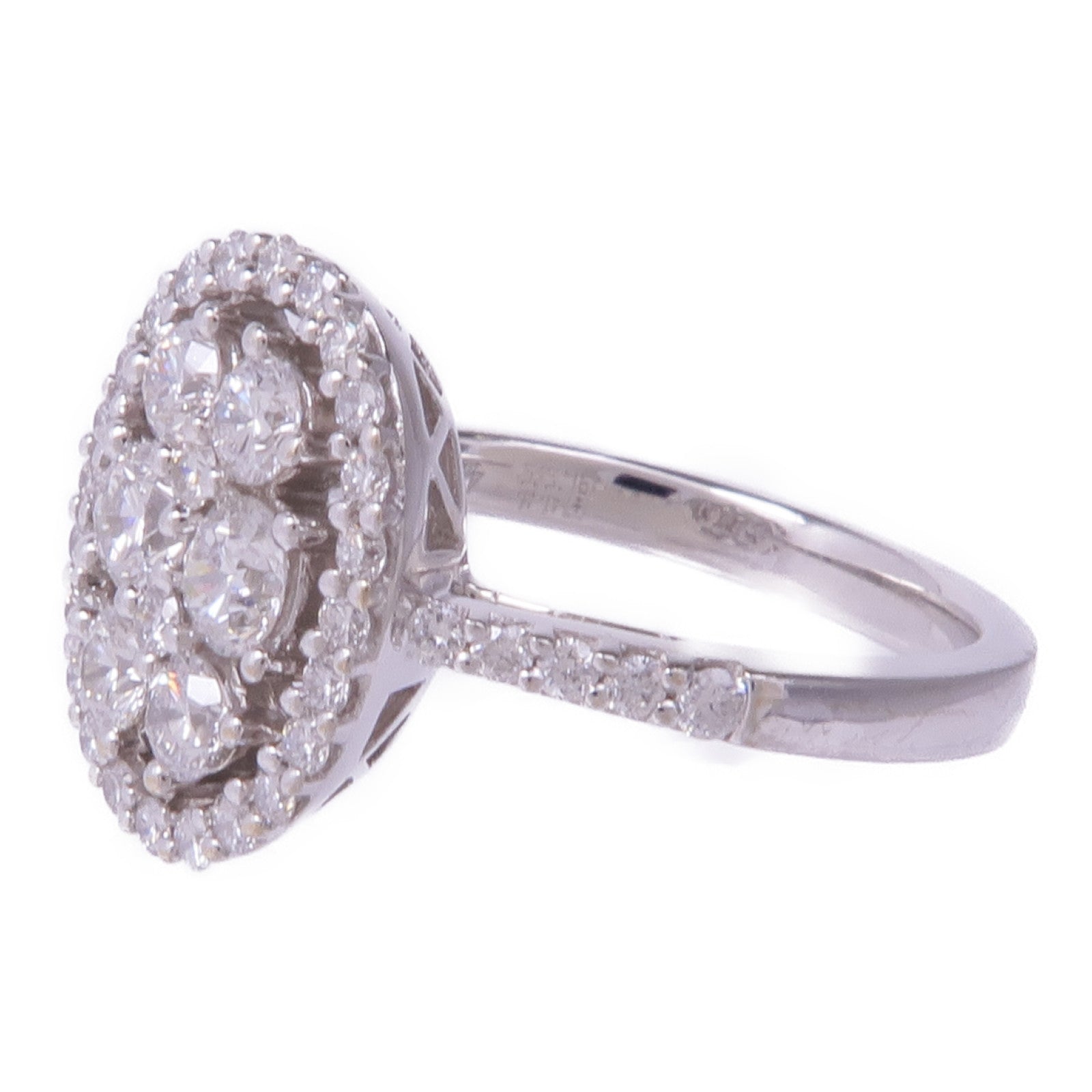 JEWELRY 【激減優惠】18K白金Diamond Ring鑽石戒指US#6.25