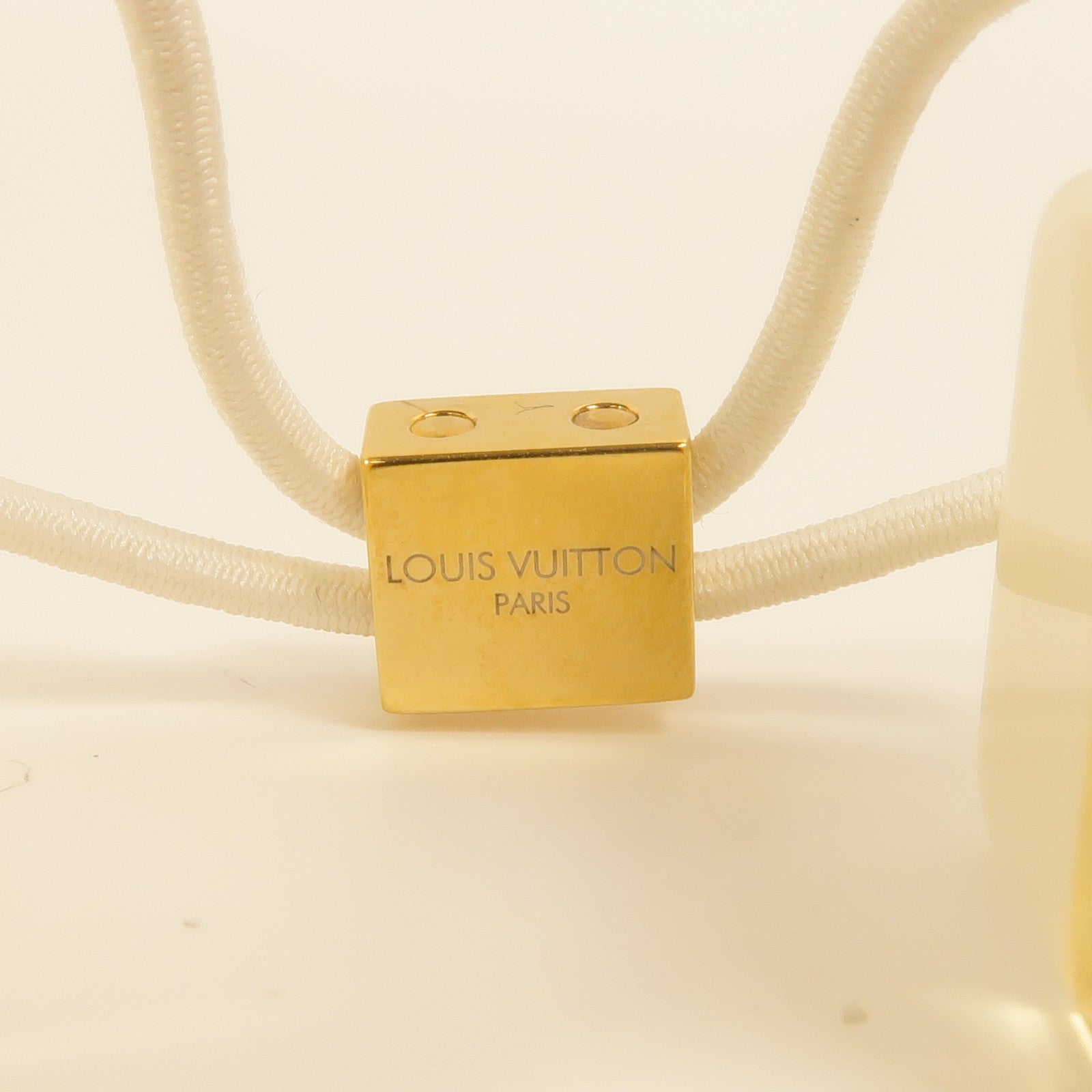 LOUIS VUITTON PVC Hair Cubes髮帶