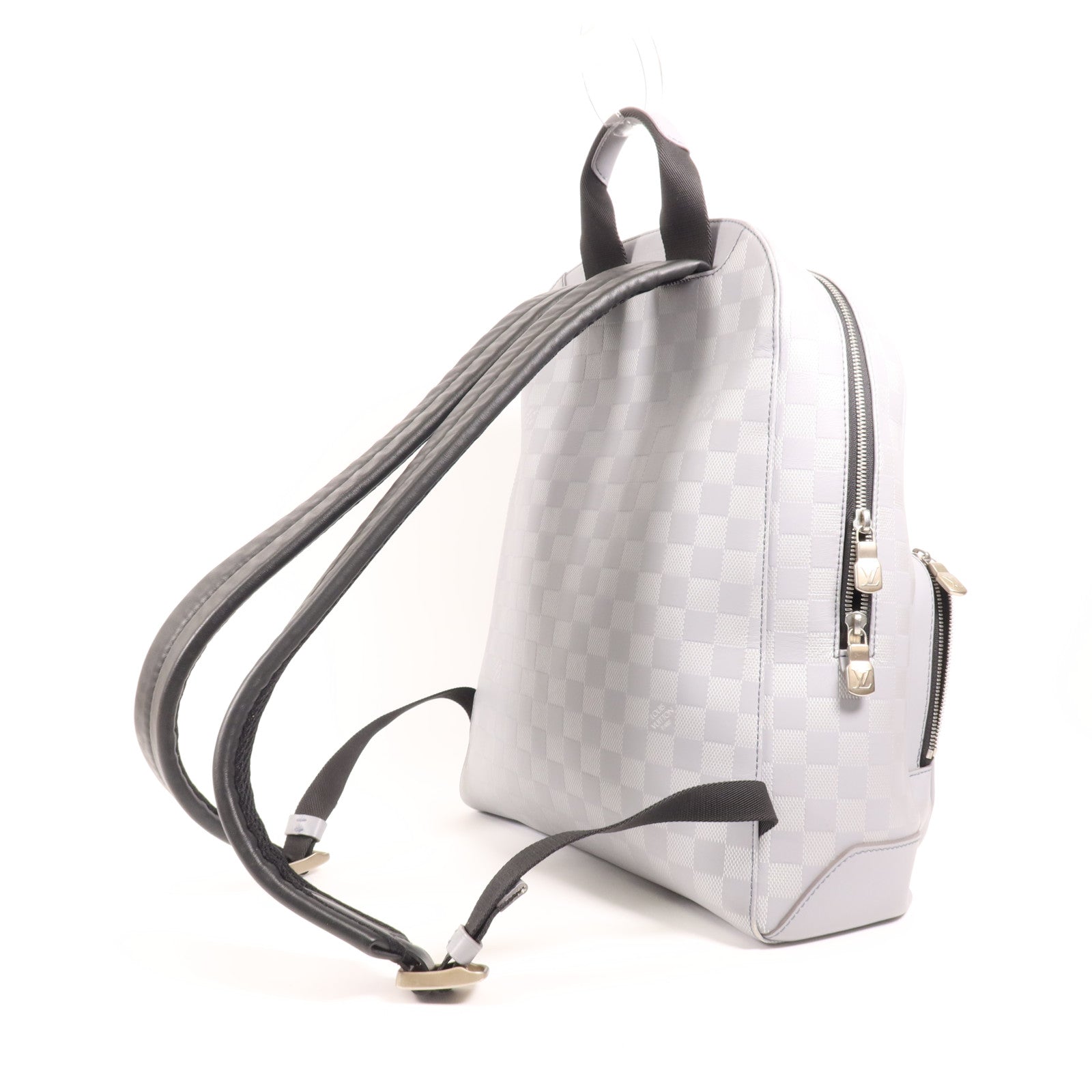 LOUIS VUITTON Damier Infini Campus Rucksack銀扣背包