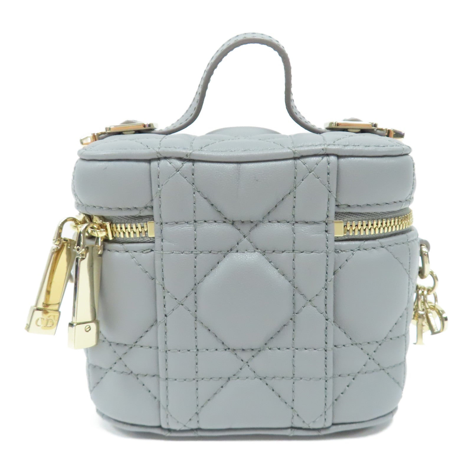 Dior 【激減優惠】羊皮皮革Shoulder Bag金扣鏈帶手挽肩背兩用袋藍色