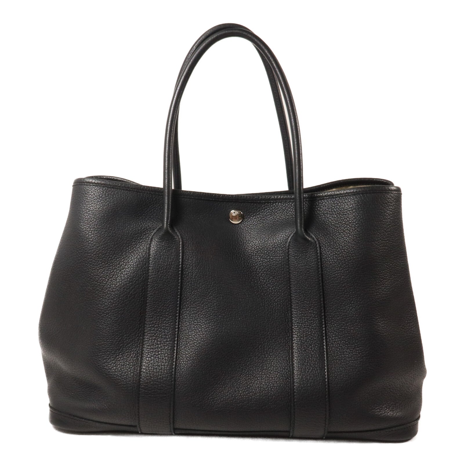 HERMES Negonda皮革Garden Party PM手挽袋Noir