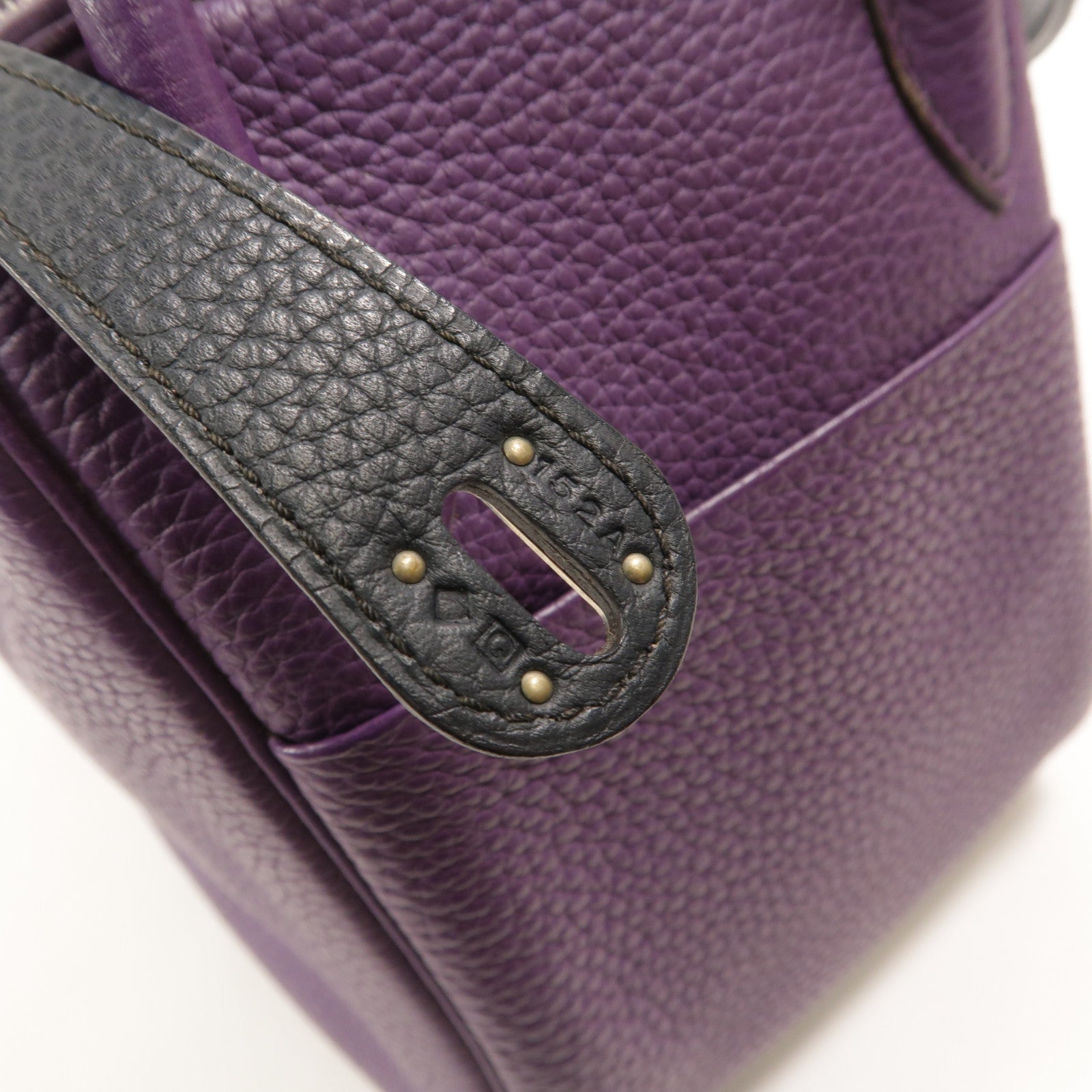HERMES Clemence皮革Lindy 26手挽肩背兩用袋Ultraviolet
