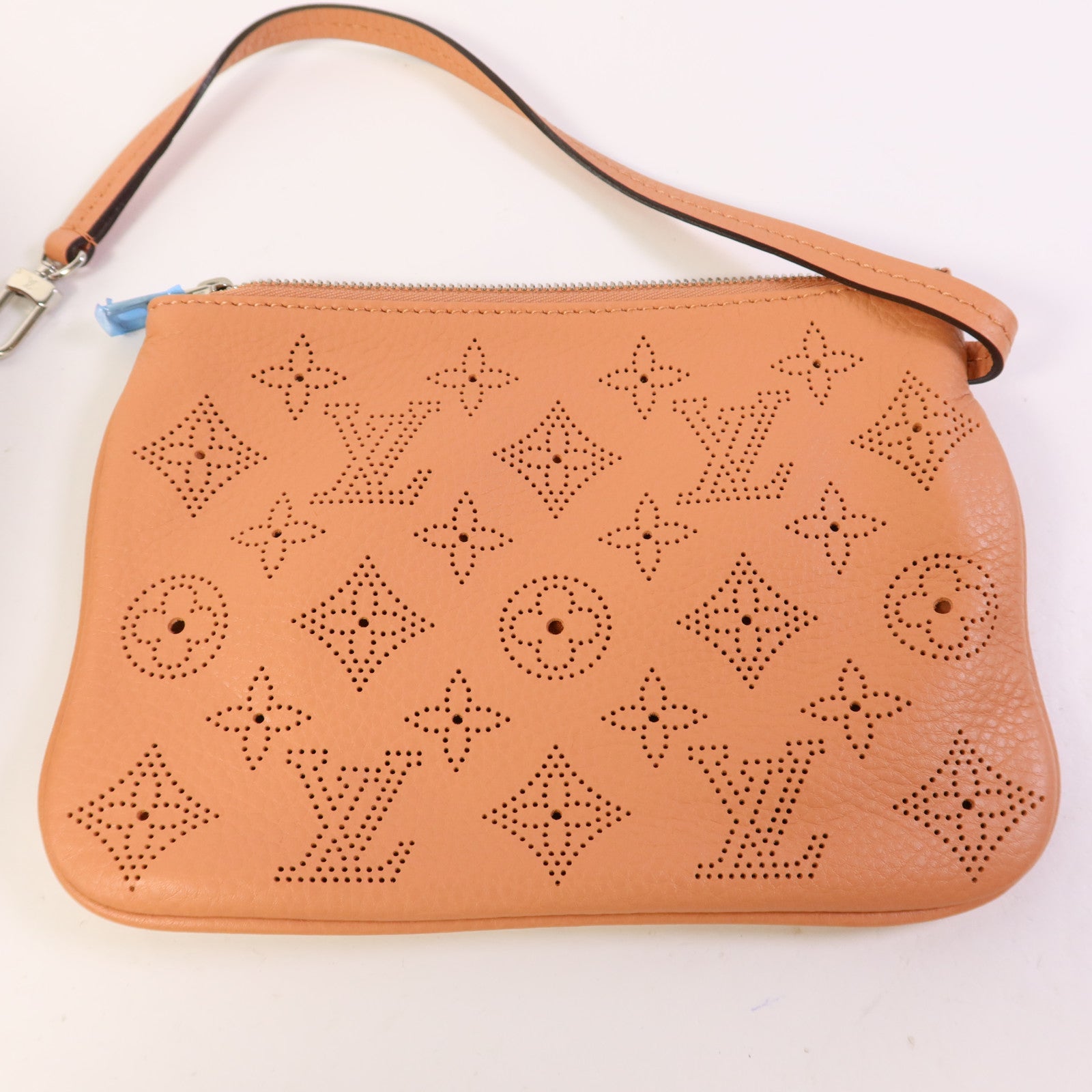 LOUIS VUITTON 牛皮皮革Selene銀扣手挽肩背兩用袋