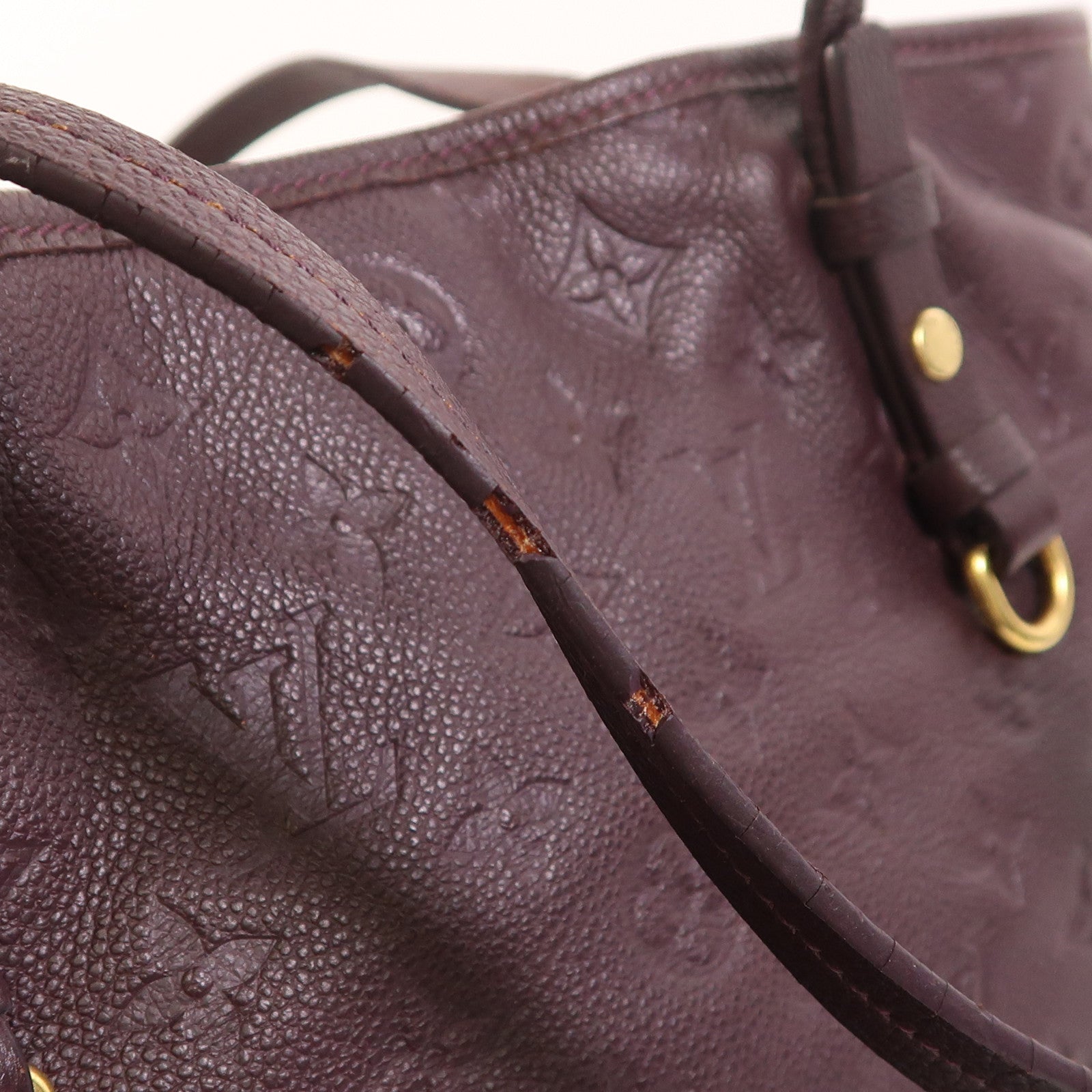 LOUIS VUITTON Monogram Empreinte Citadine PM金扣肩背袋