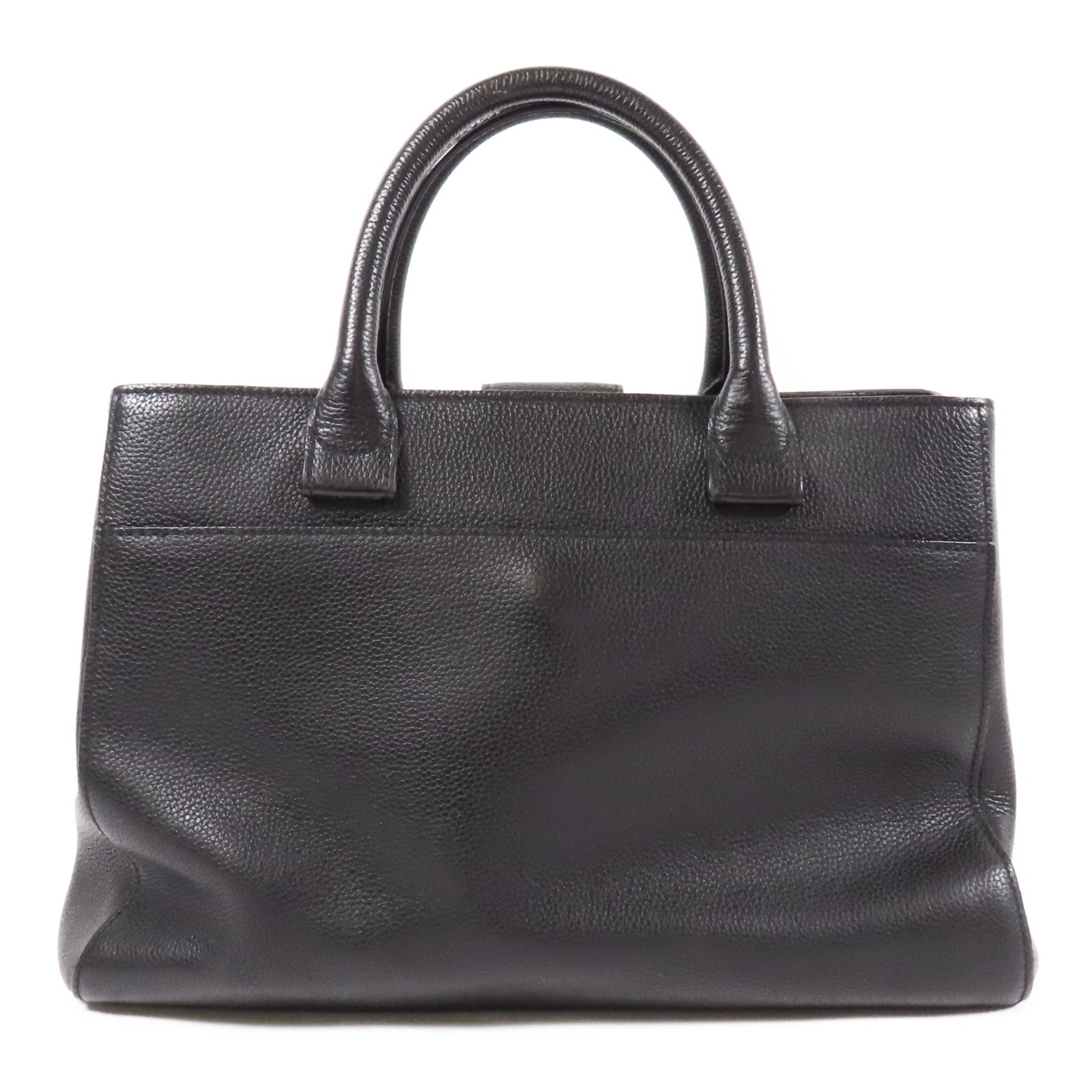 CHANEL 牛皮皮革2 Way Shoulder金扣手挽肩背兩用袋