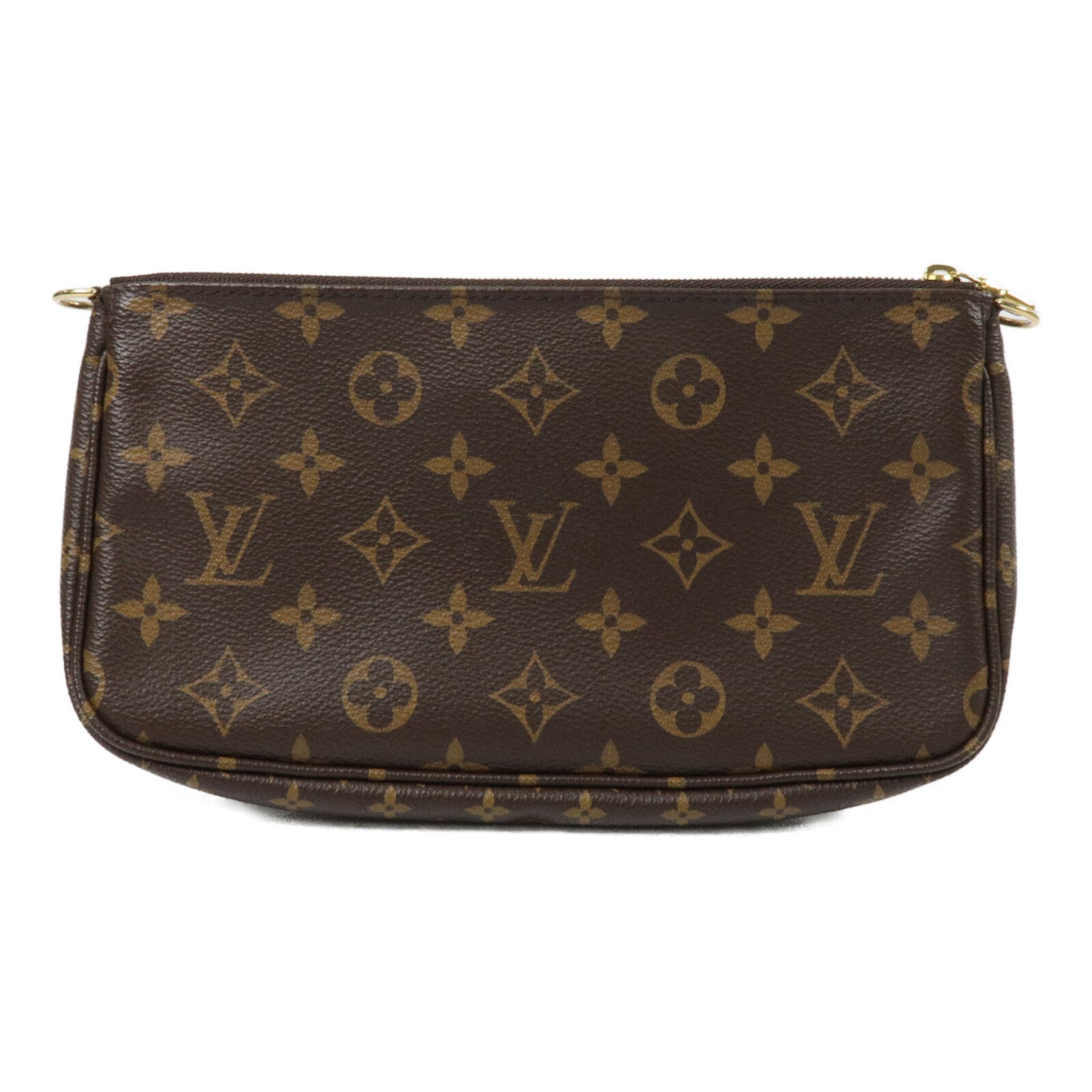 LOUIS VUITTON Monogram Multi Pochette Accessoires金扣手挽肩背兩用袋