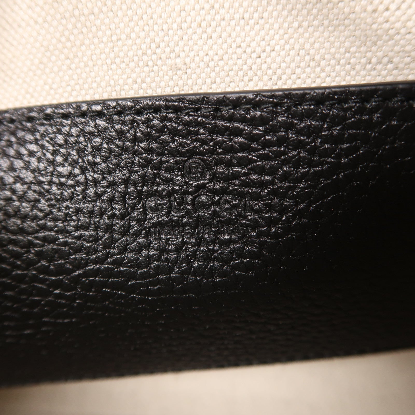 GUCCI GG SHW Jumbo GG 2 Way Shoulder Bag 725292 Calfskin Leather Black