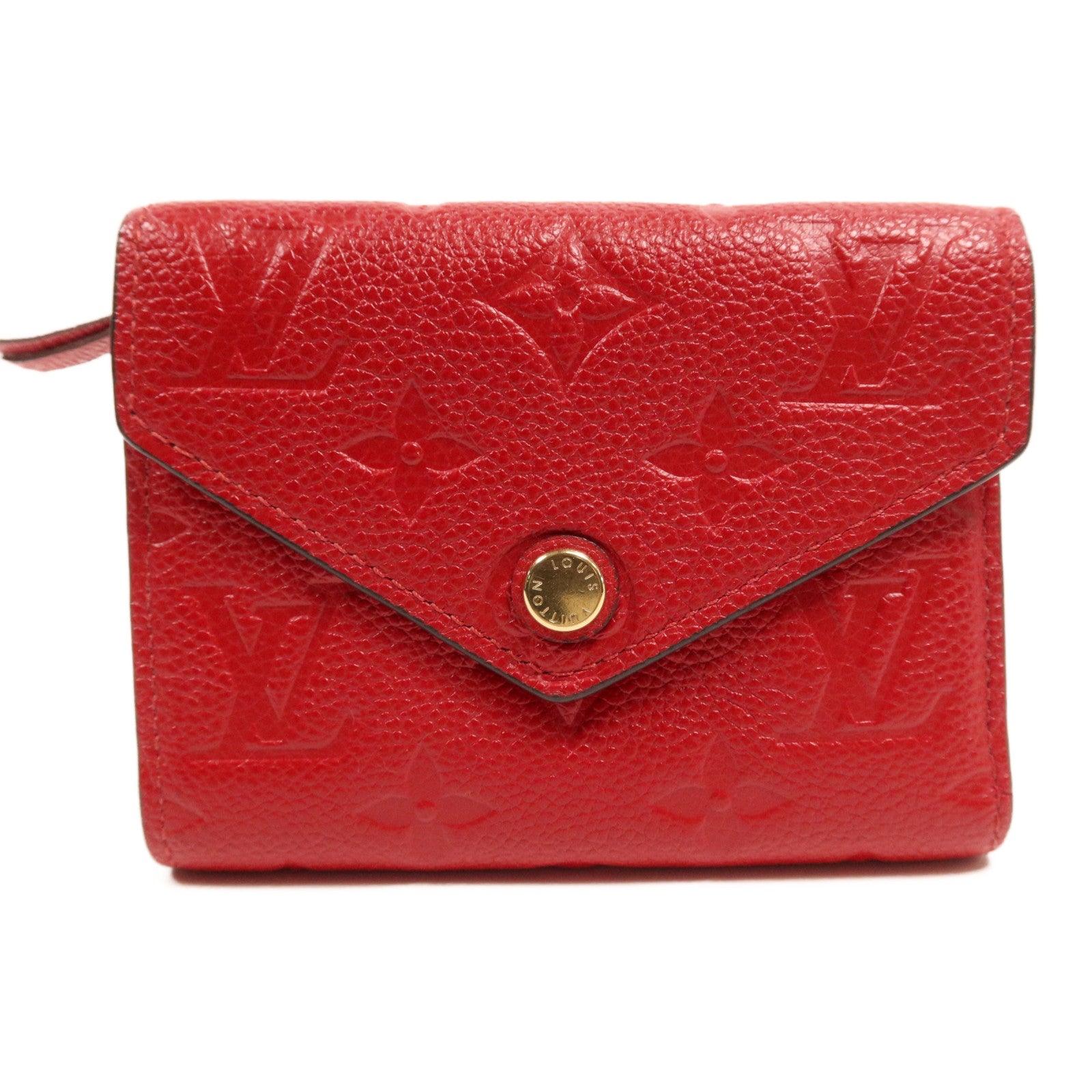 LOUIS VUITTON Monogram Empreinte Victorine金扣錢包