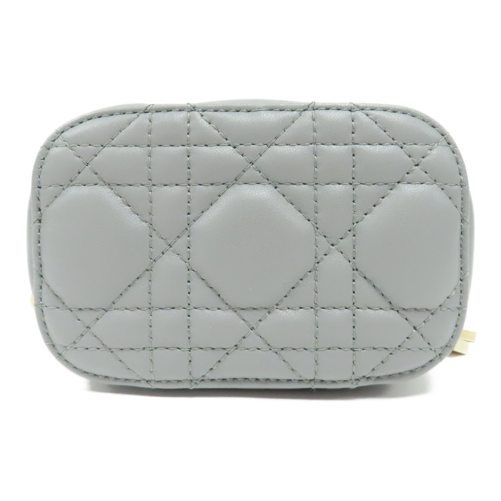 Dior 【激減優惠】羊皮皮革Shoulder Bag金扣鏈帶手挽肩背兩用袋藍色
