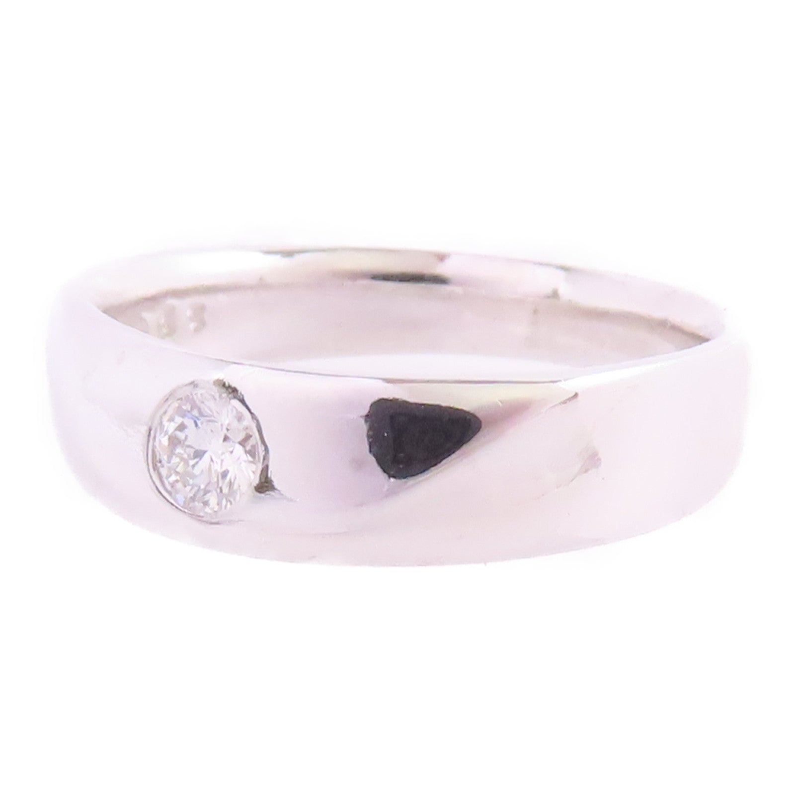 JEWELRY 【激減優惠】PT900鉑金/鑽石Diamond Ring戒指US#4.75