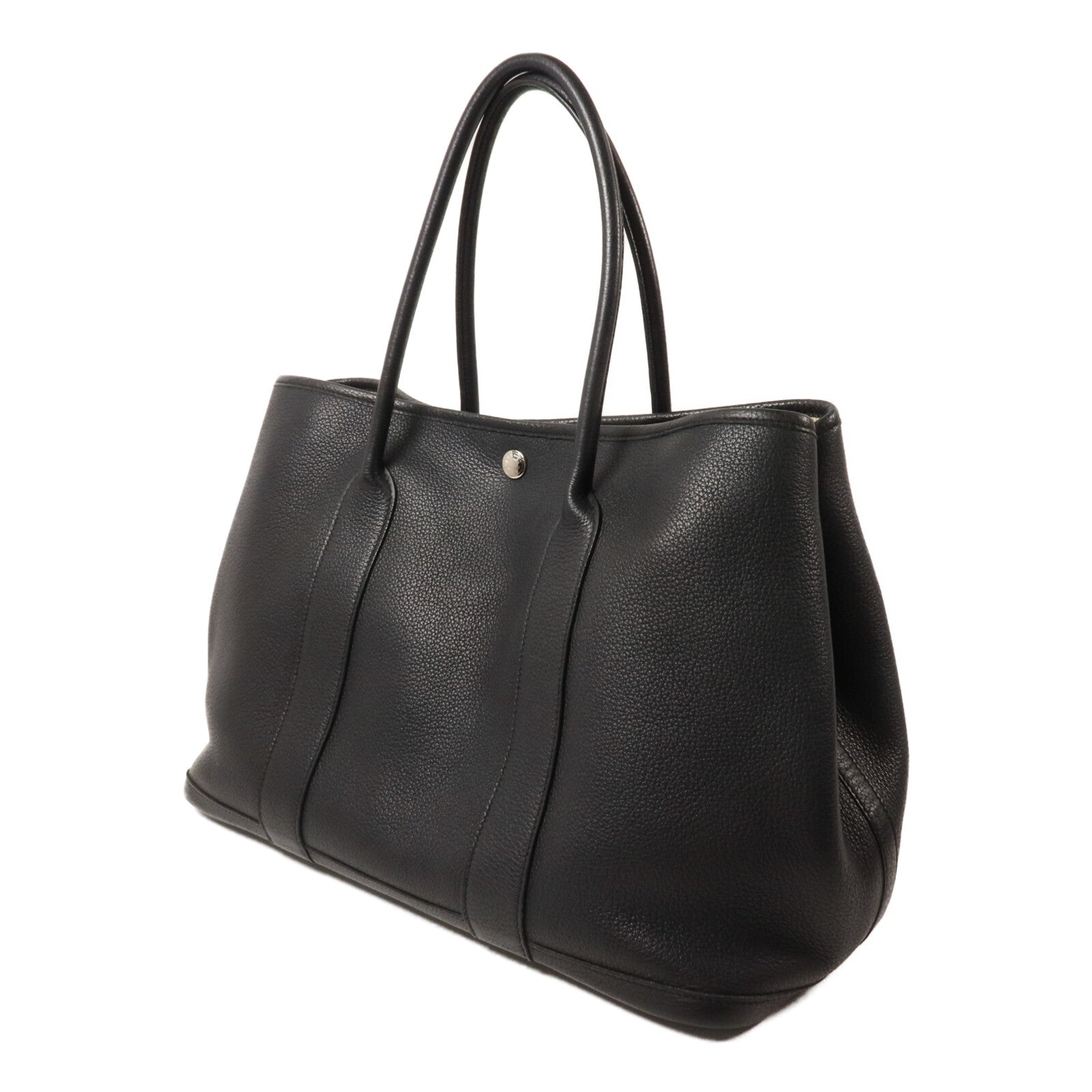 HERMES Negonda皮革Garden Party PM手挽袋Noir