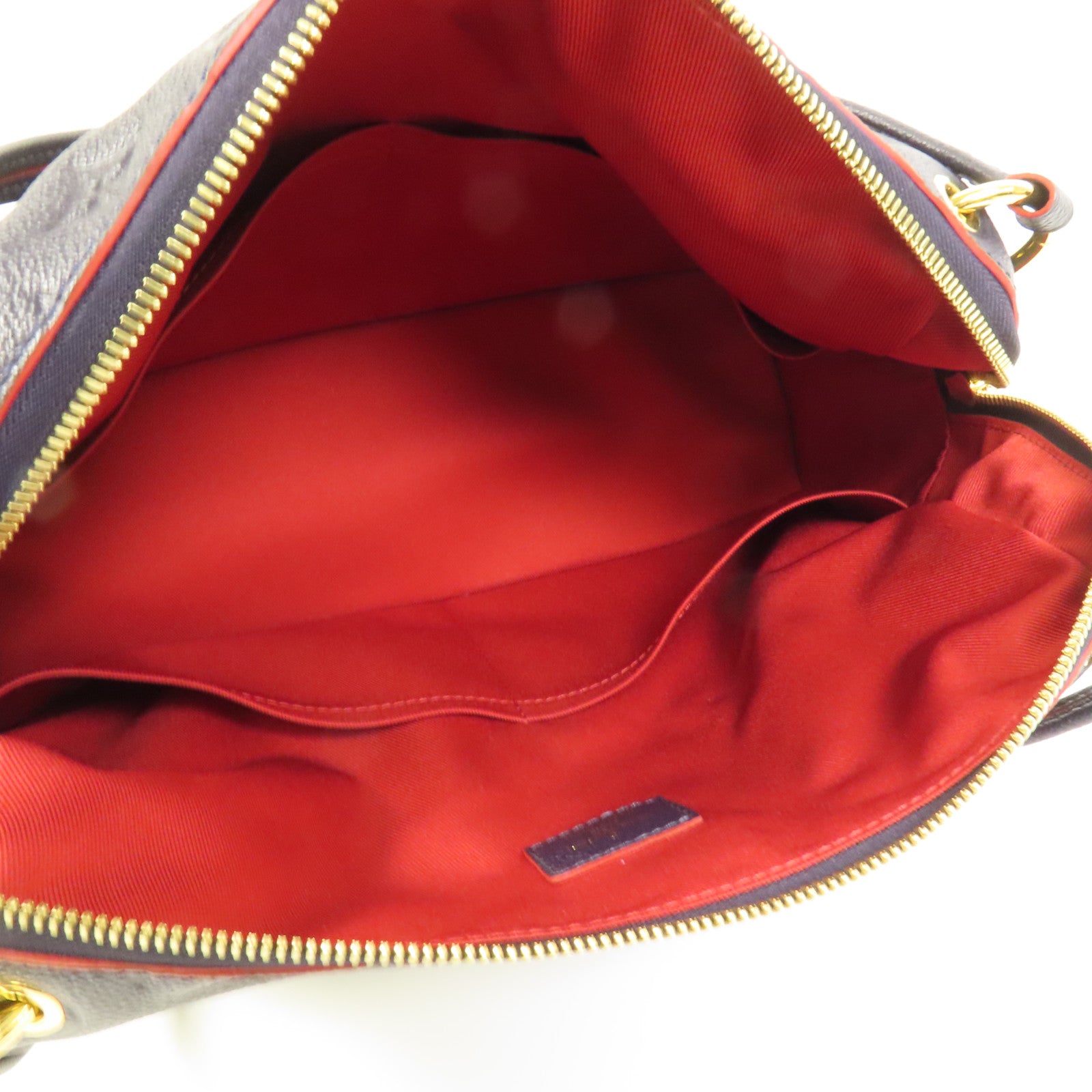 LOUIS VUITTON Monogram Empreinte Ponthieu PM金扣手挽肩背兩用袋