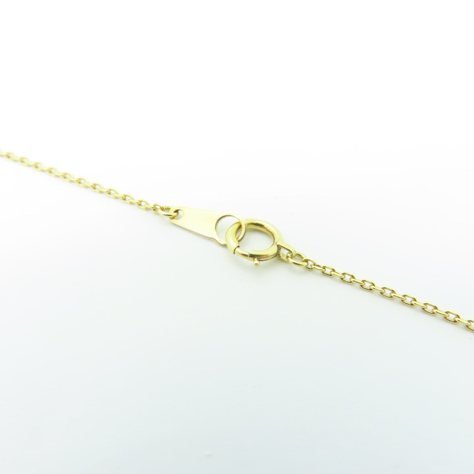 JEWELRY 【激減優惠】18K黃金Crystal Necklace水晶項鍊黃色
