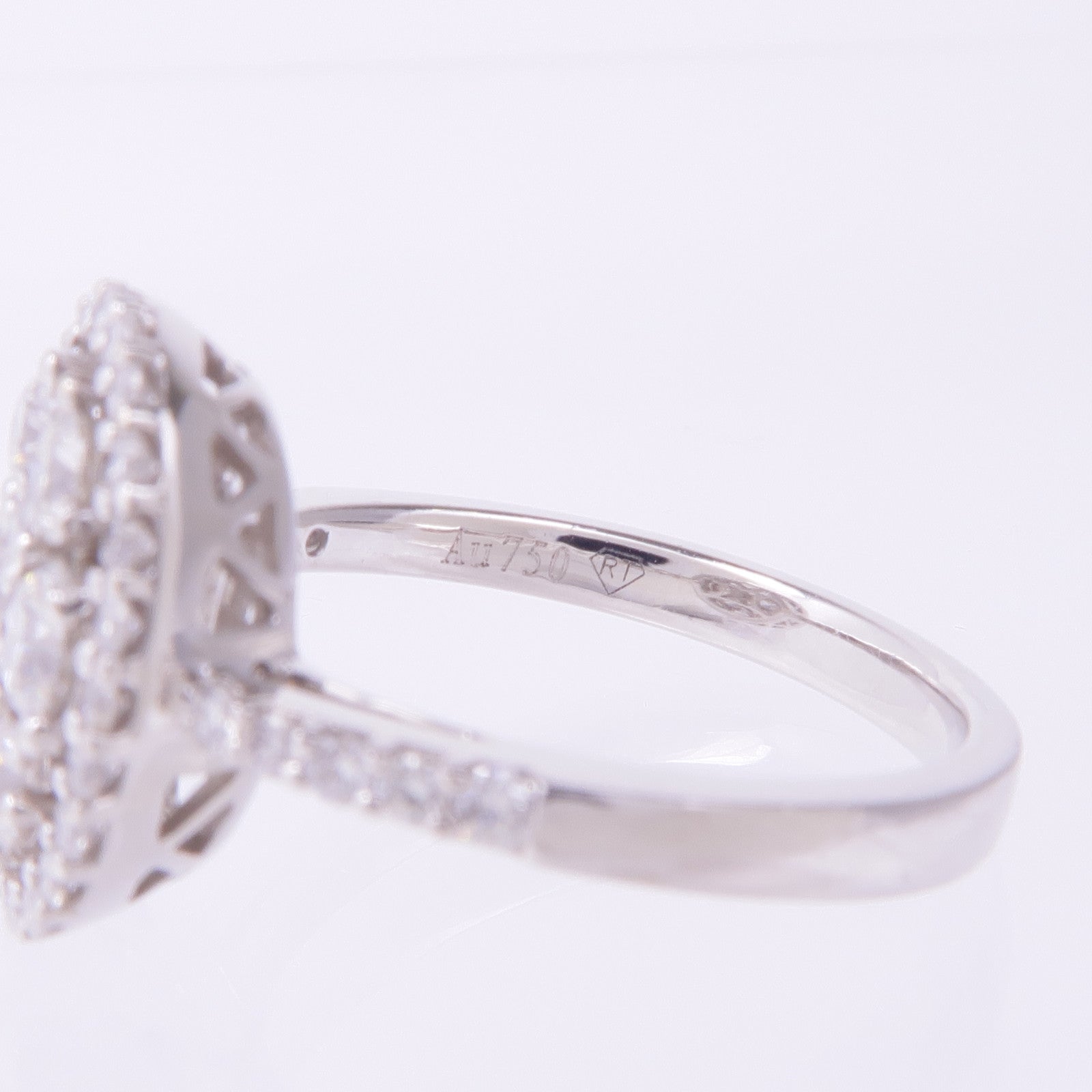 JEWELRY 【激減優惠】18K白金Diamond Ring鑽石戒指US#6.25