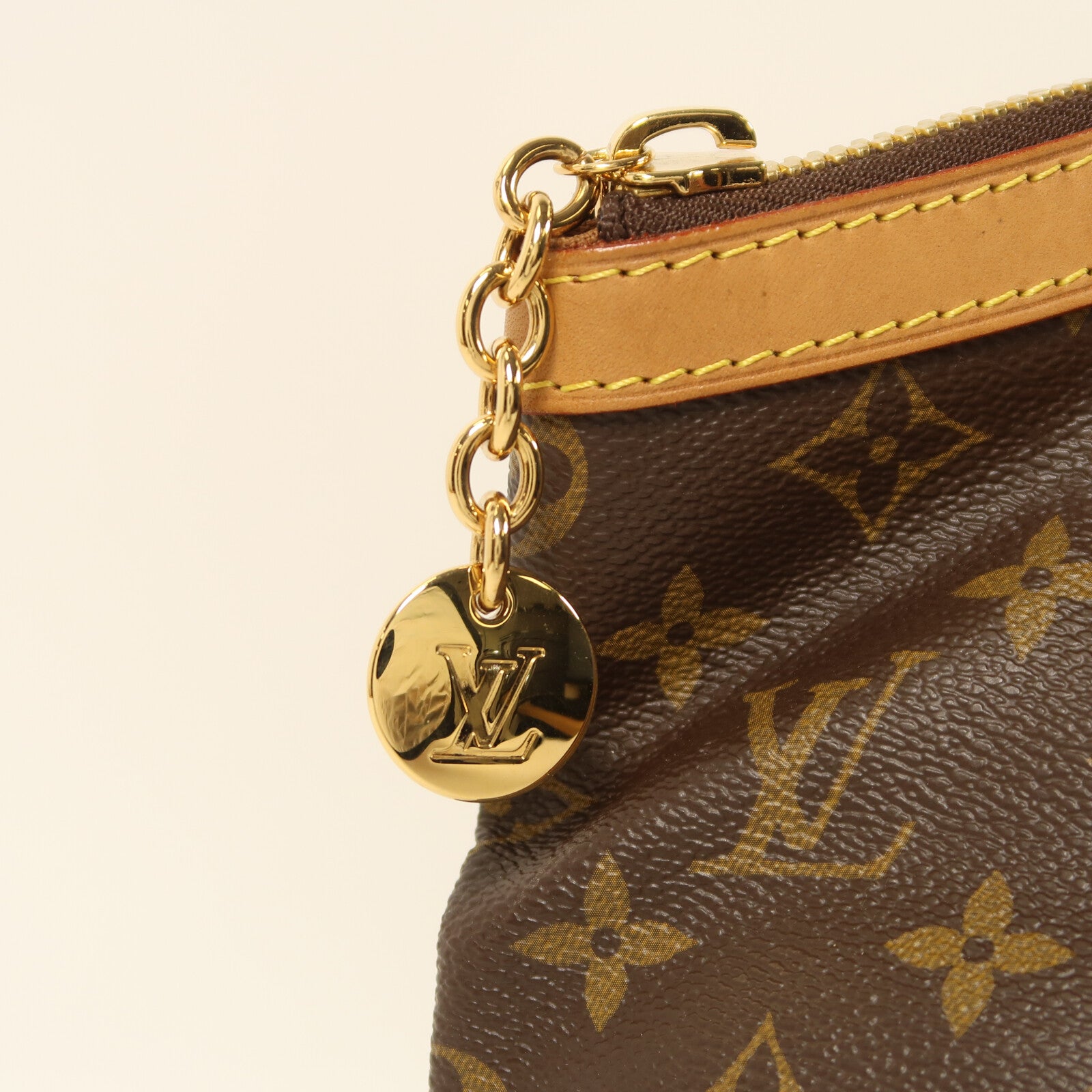 LOUIS VUITTON Monogram Tivoli PM金扣手挽袋