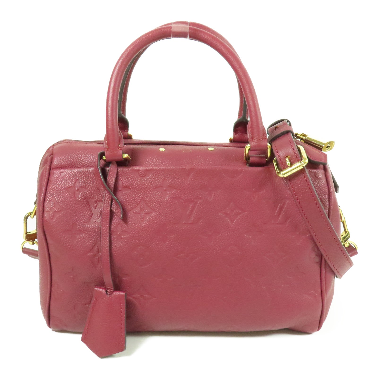 LOUIS VUITTON Speedy Bandouliere 25 2way Shoulder Bag M40762 Monogram Empreinte