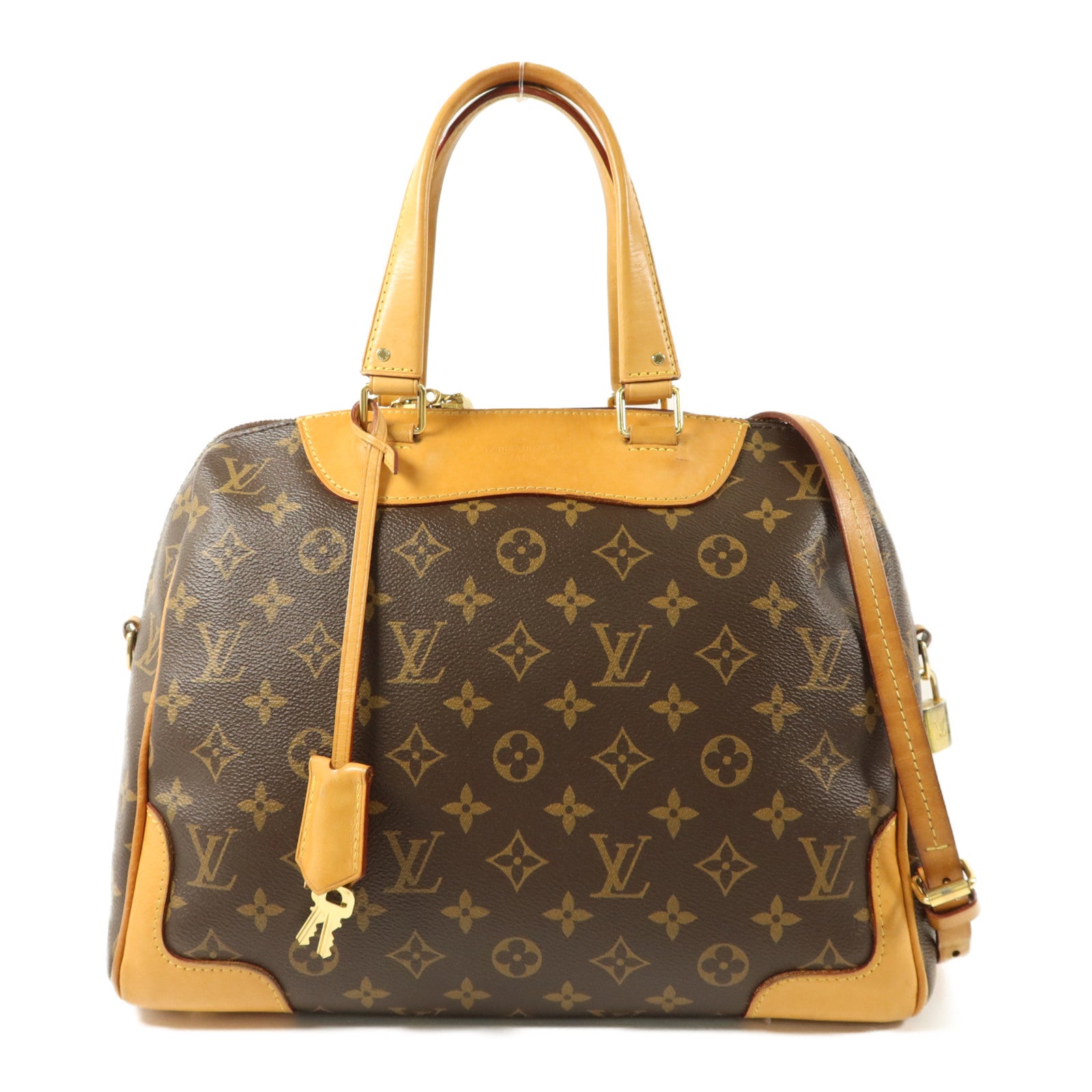 LOUIS VUITTON Monogram Retiro MM手挽肩背兩用袋