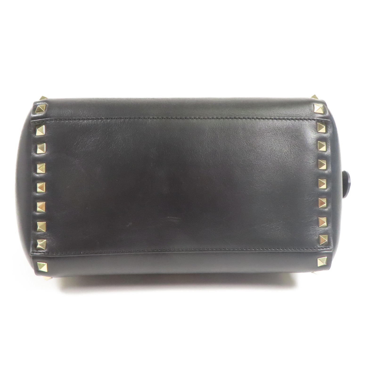Valentino 牛皮皮革Shoulder Bag金扣手挽肩背兩用袋