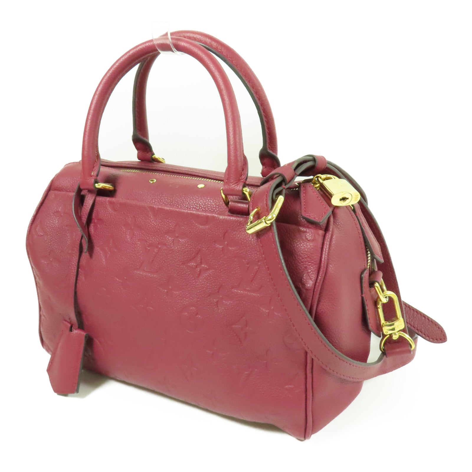 LOUIS VUITTON Speedy Bandouliere 25 2way Shoulder Bag M40762 Monogram Empreinte