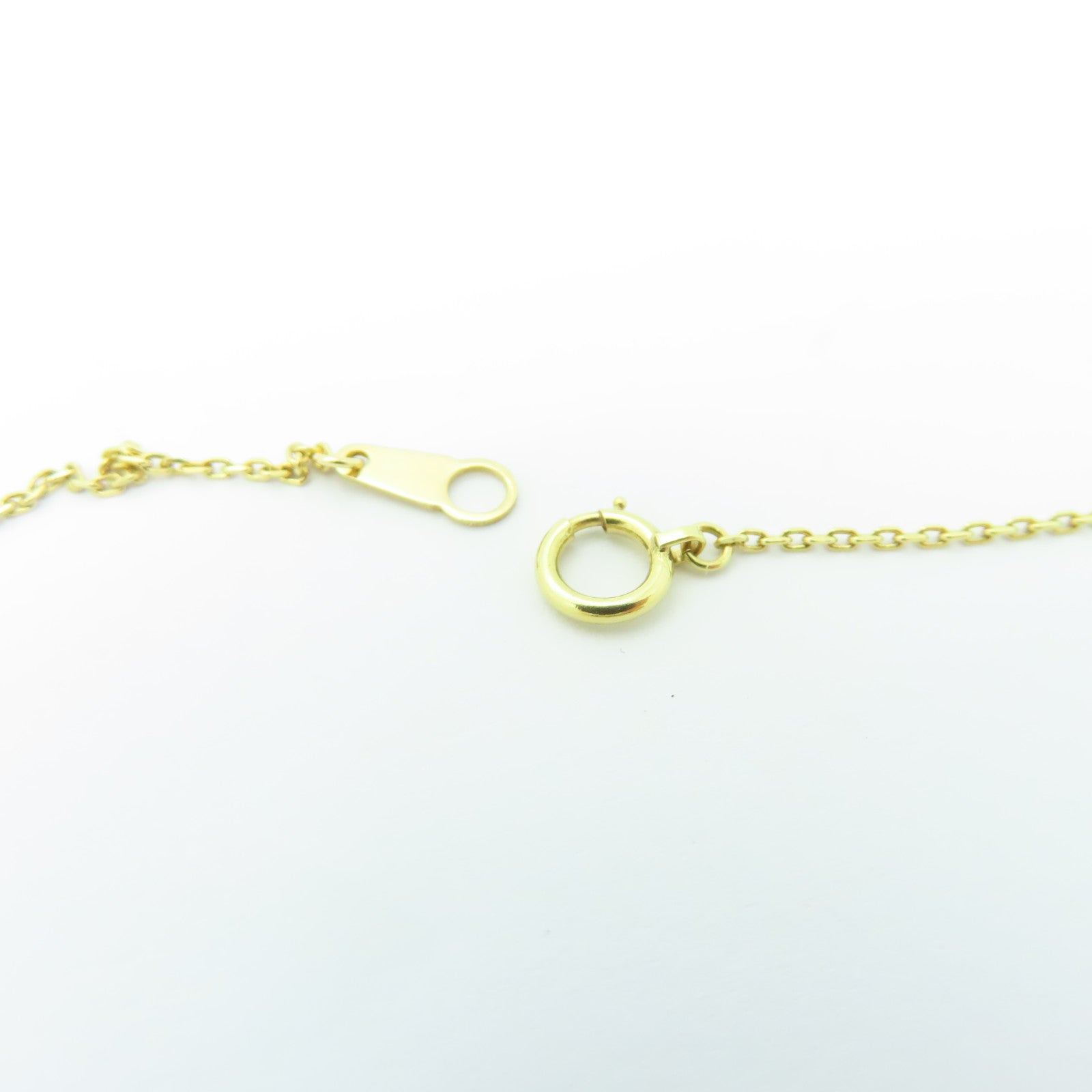 JEWELRY 【激減優惠】18K黃金Crystal Necklace水晶項鍊黃色