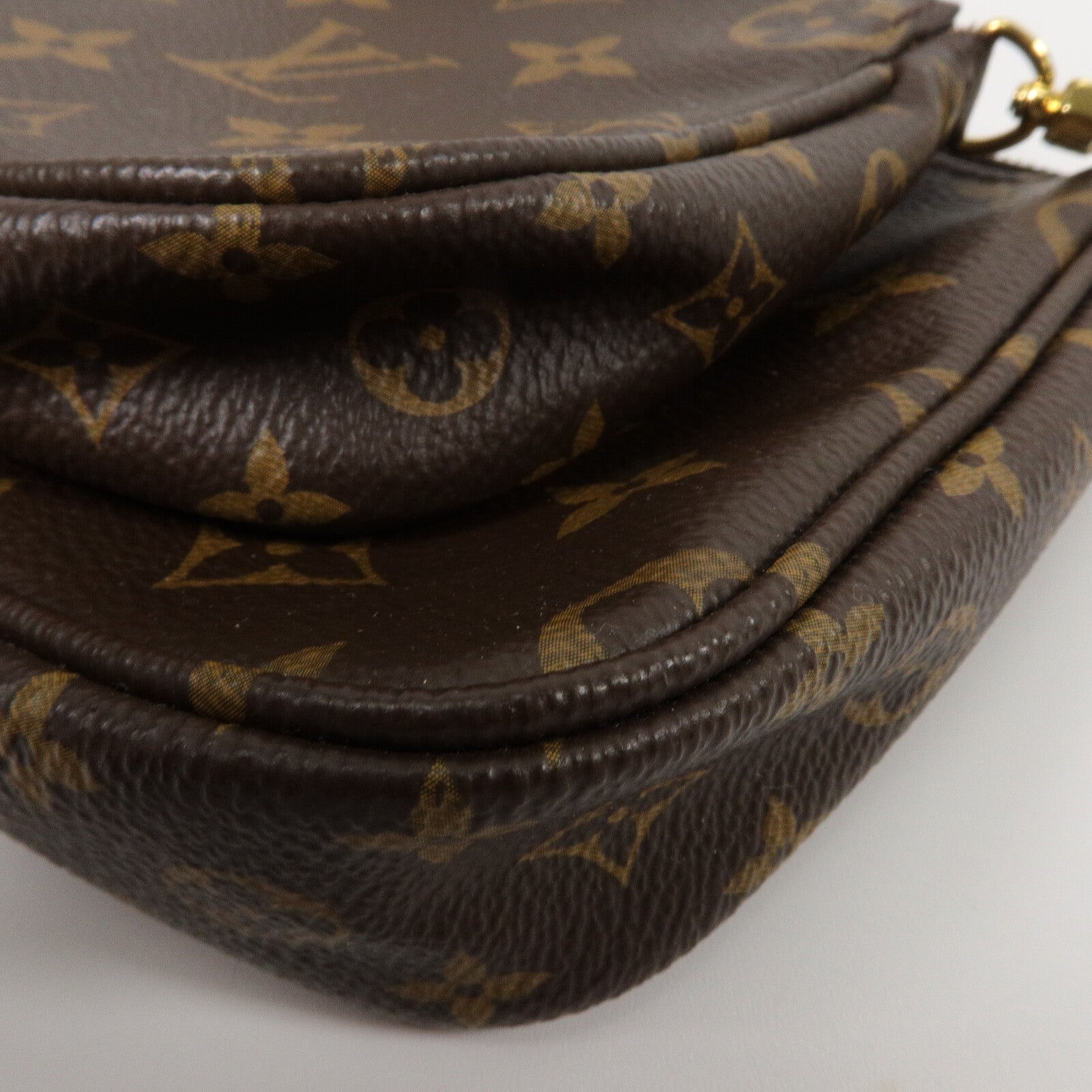 LOUIS VUITTON Monogram Multi Pochette Accessoires金扣手挽肩背兩用袋