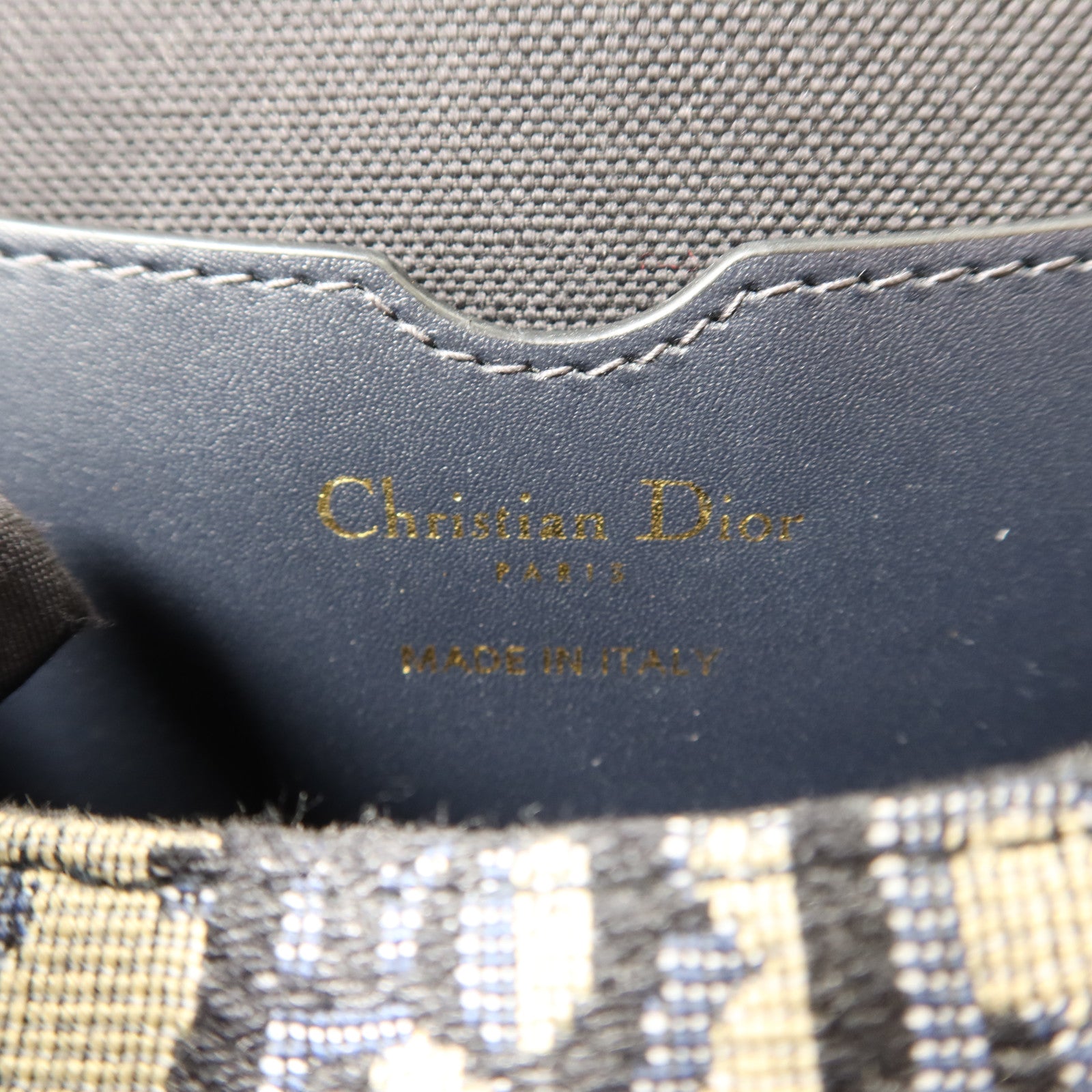 Dior 帆布Bobby金扣肩背袋