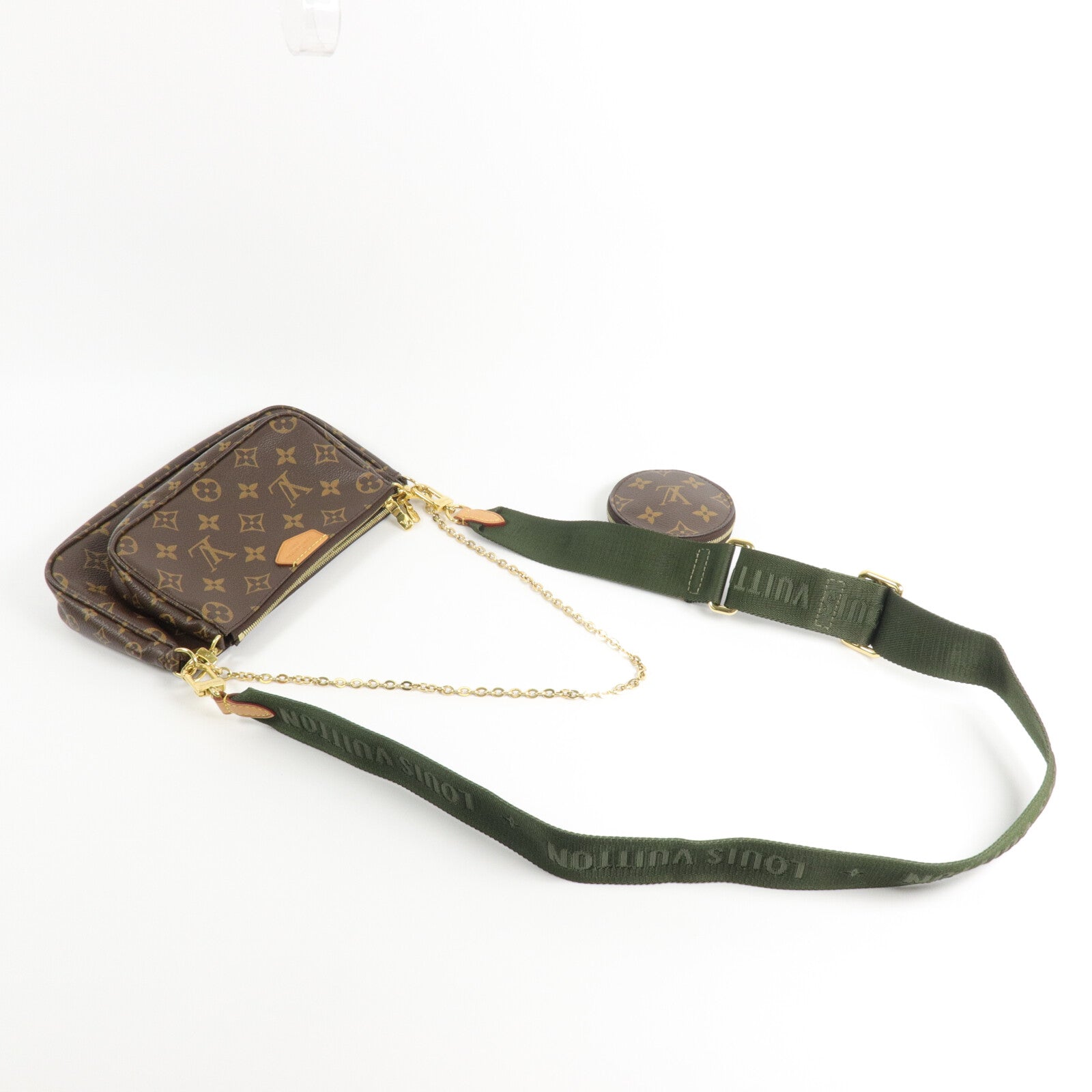 LOUIS VUITTON Monogram Multi Pochette Accessoires手挽肩背兩用袋