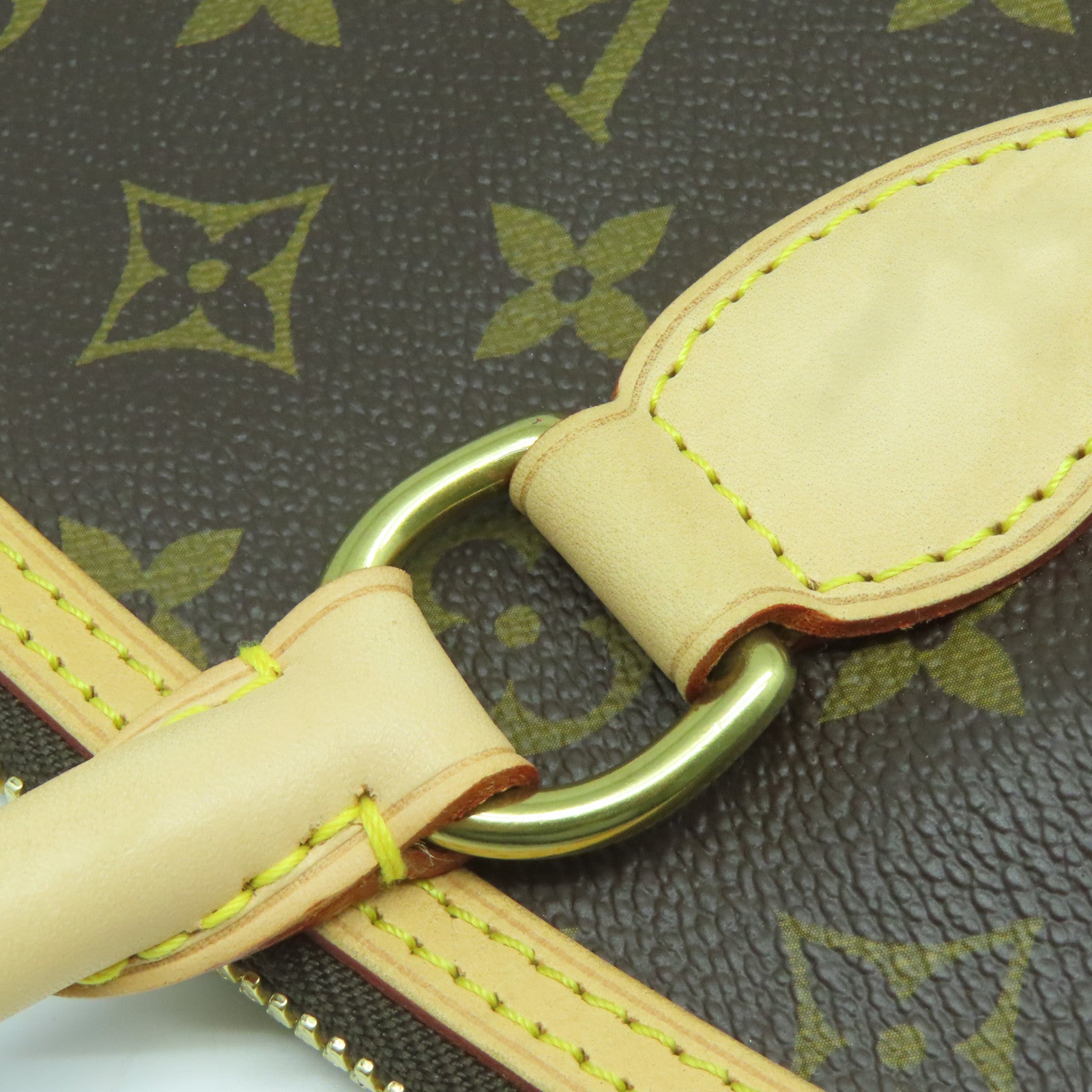 LOUIS VUITTON Monogram Lockit Horizontal金扣肩背袋啡色