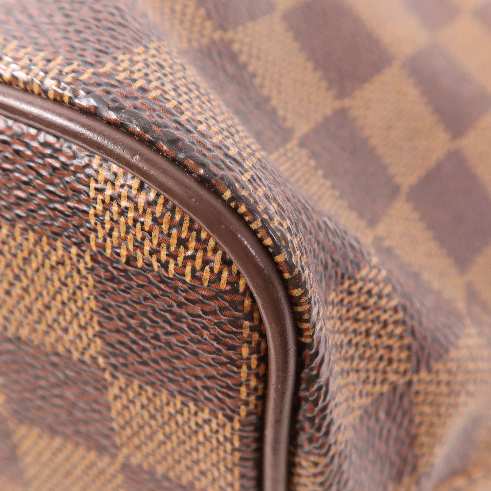 LOUIS VUITTON LV GHW Saleya PM Shoulder Handbag N51183 Damier Brown