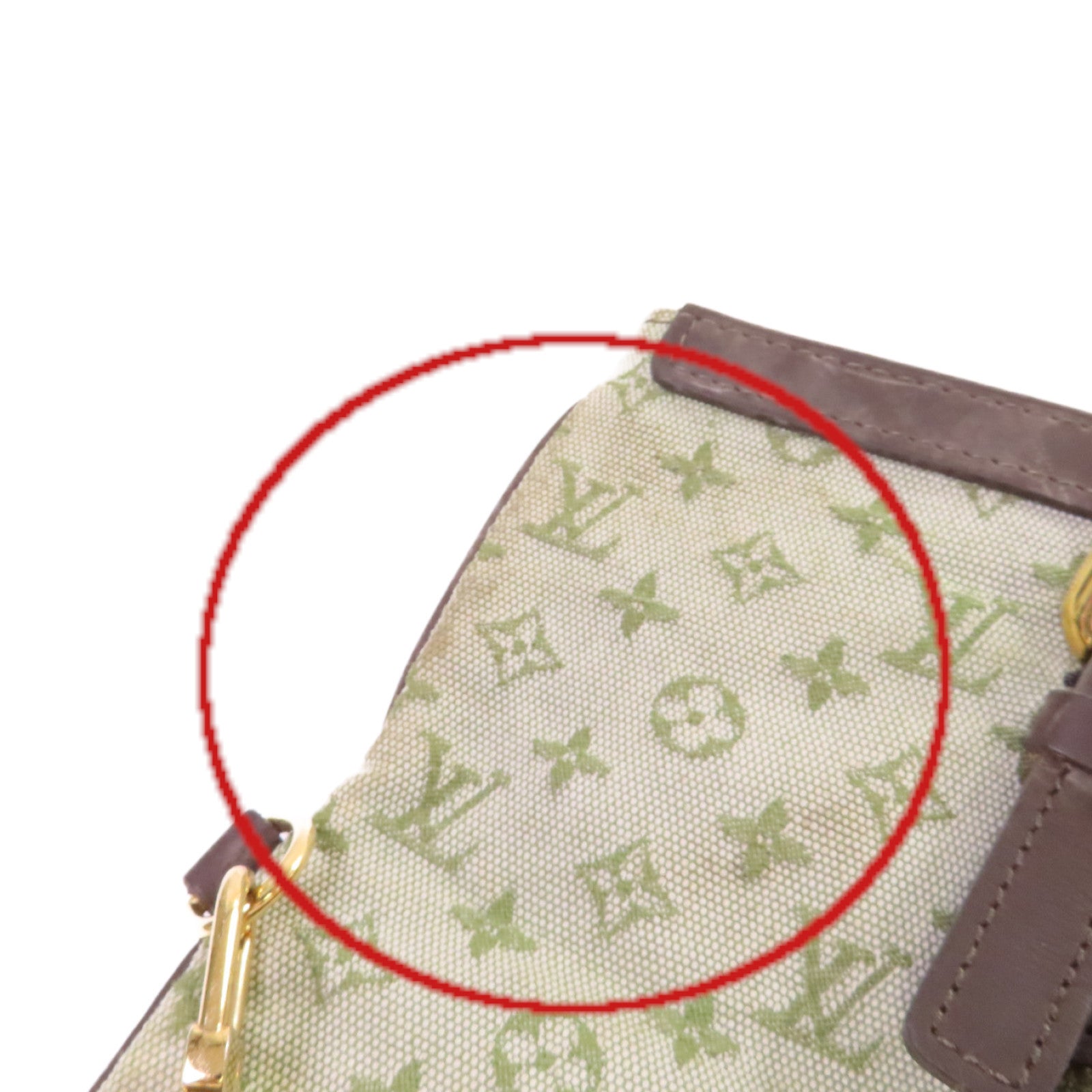 LOUIS VUITTON Monogram Mini Francoise 2Way Shoulder Bag金扣手挽肩背兩用袋綠色