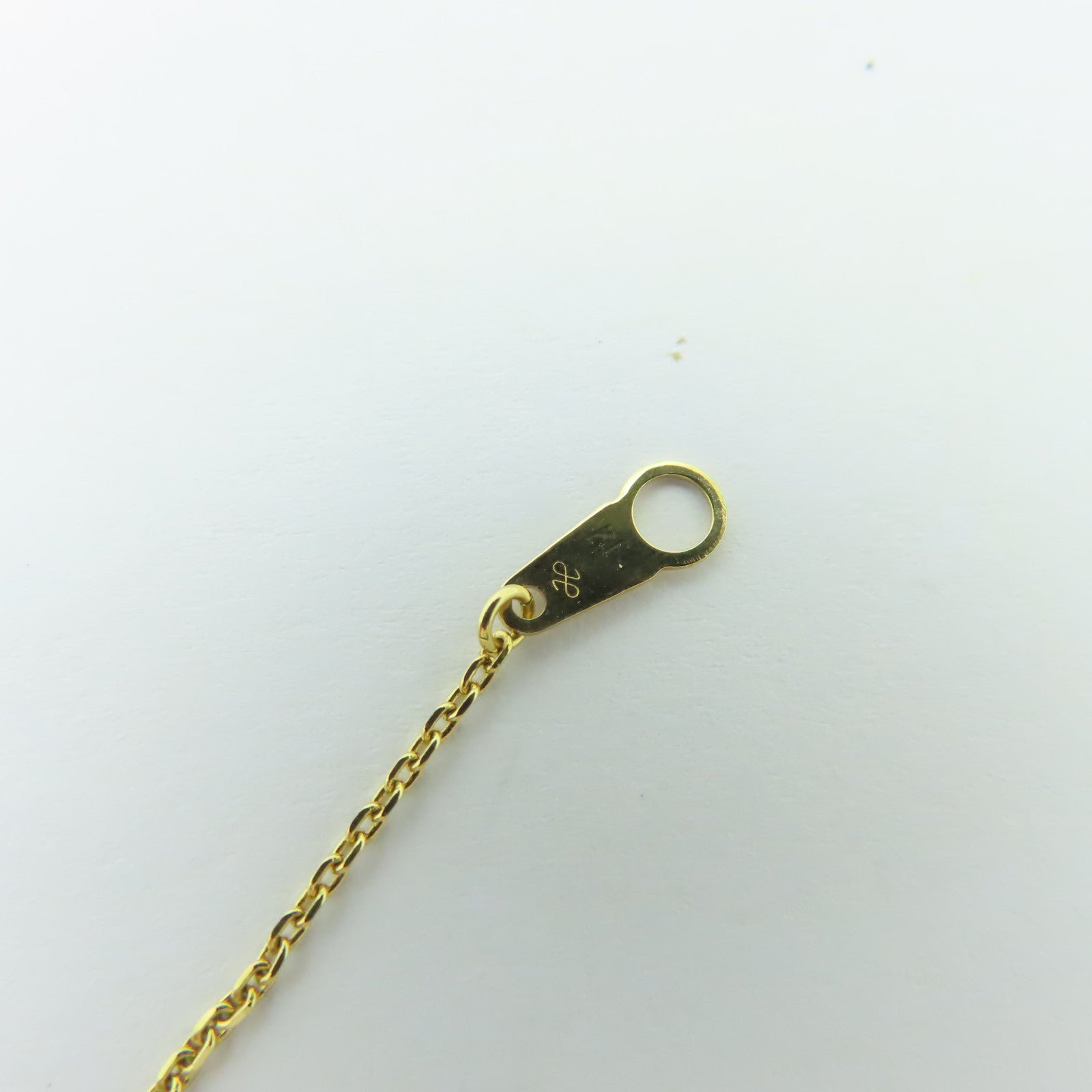 JEWELRY 【激減優惠】18K黃金Crystal Necklace水晶項鍊黃色