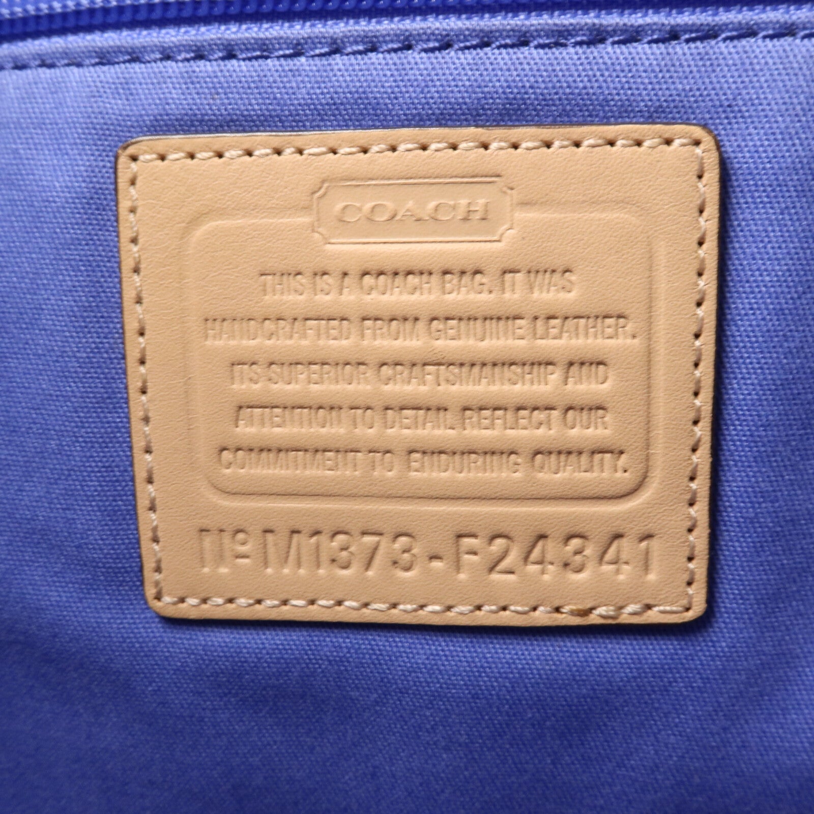 COACH 牛皮皮革Park Metro Tote Bag手挽袋