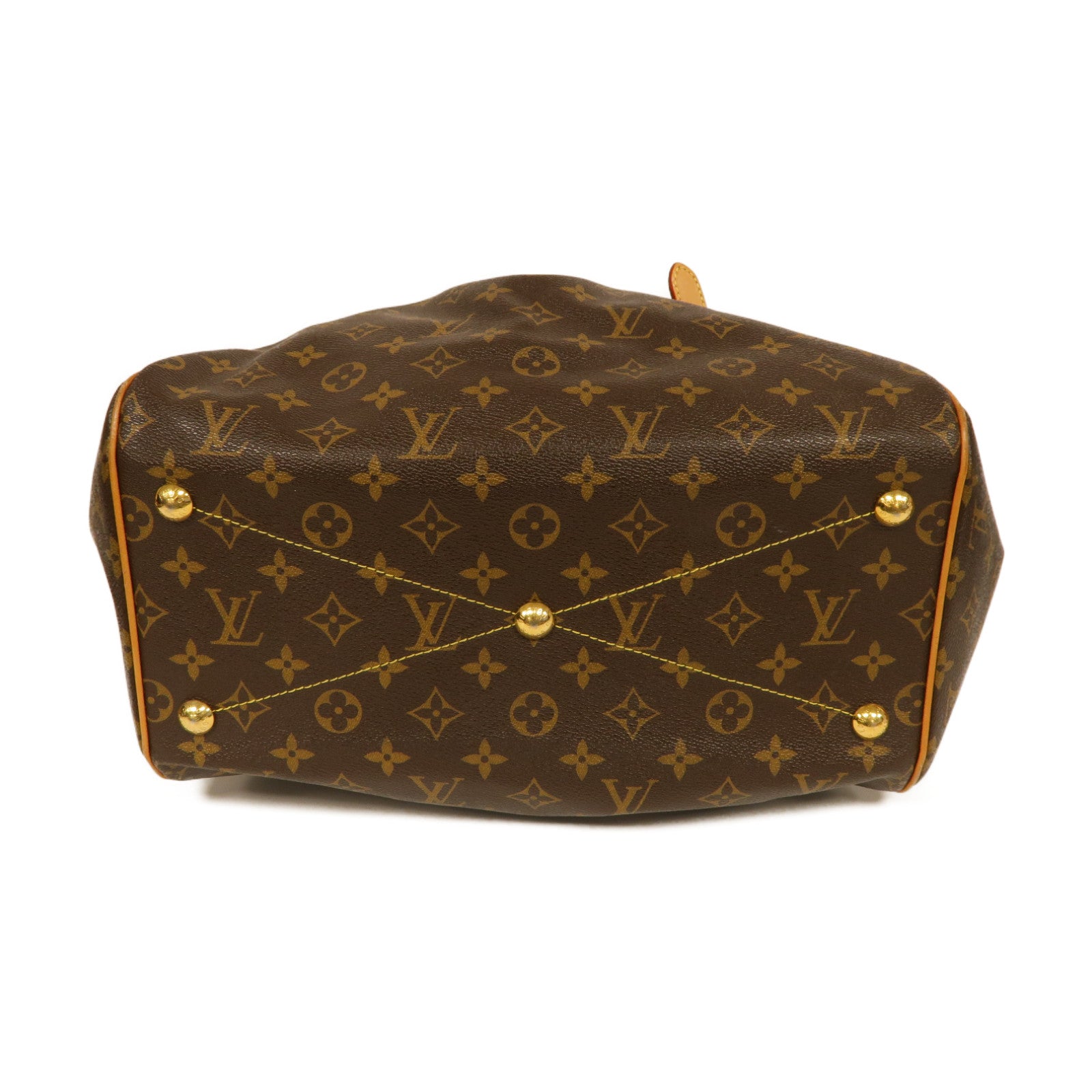 LOUIS VUITTON **【激減優惠】Monogram Tivoli GM金扣手挽袋啡色