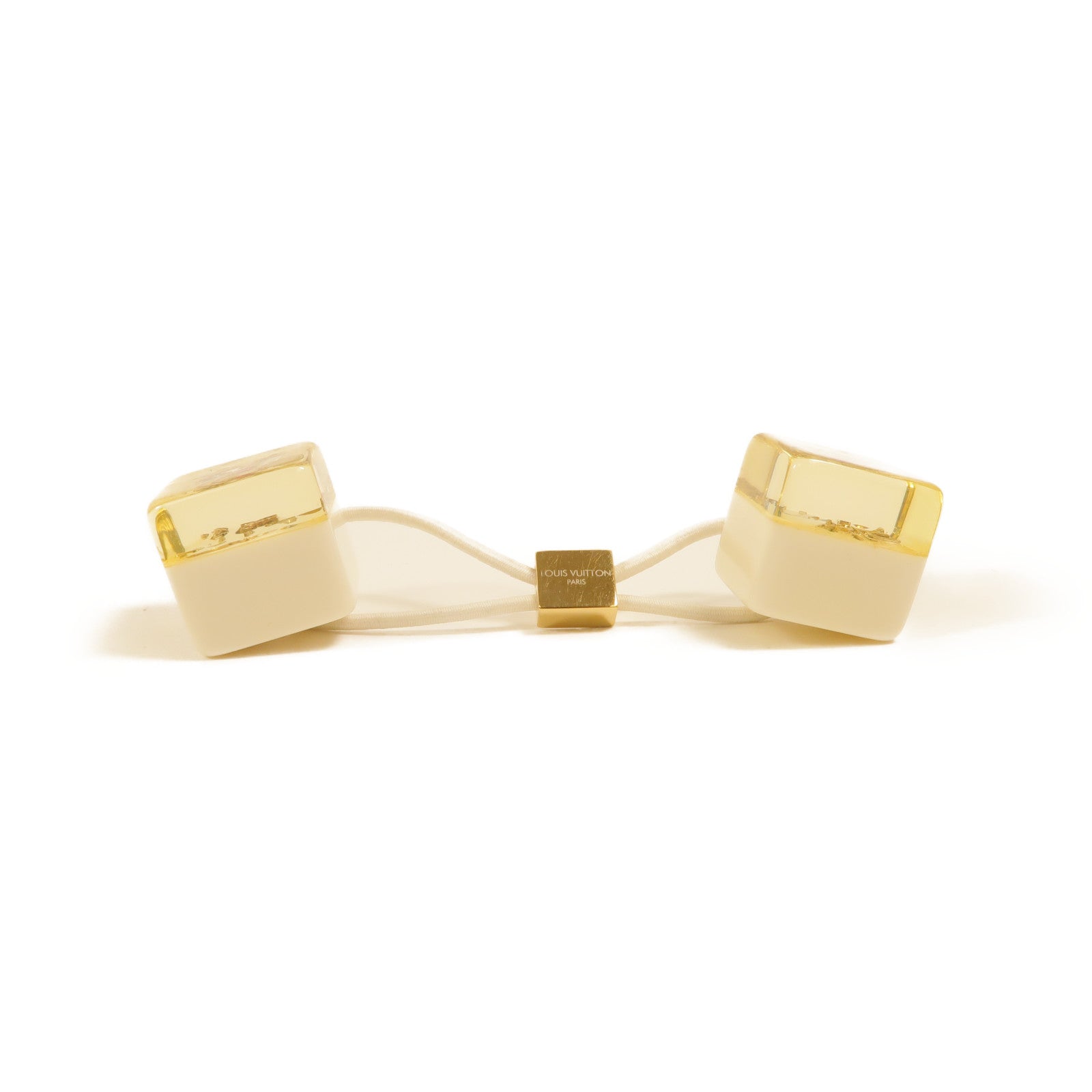 LOUIS VUITTON PVC Hair Cubes髮帶