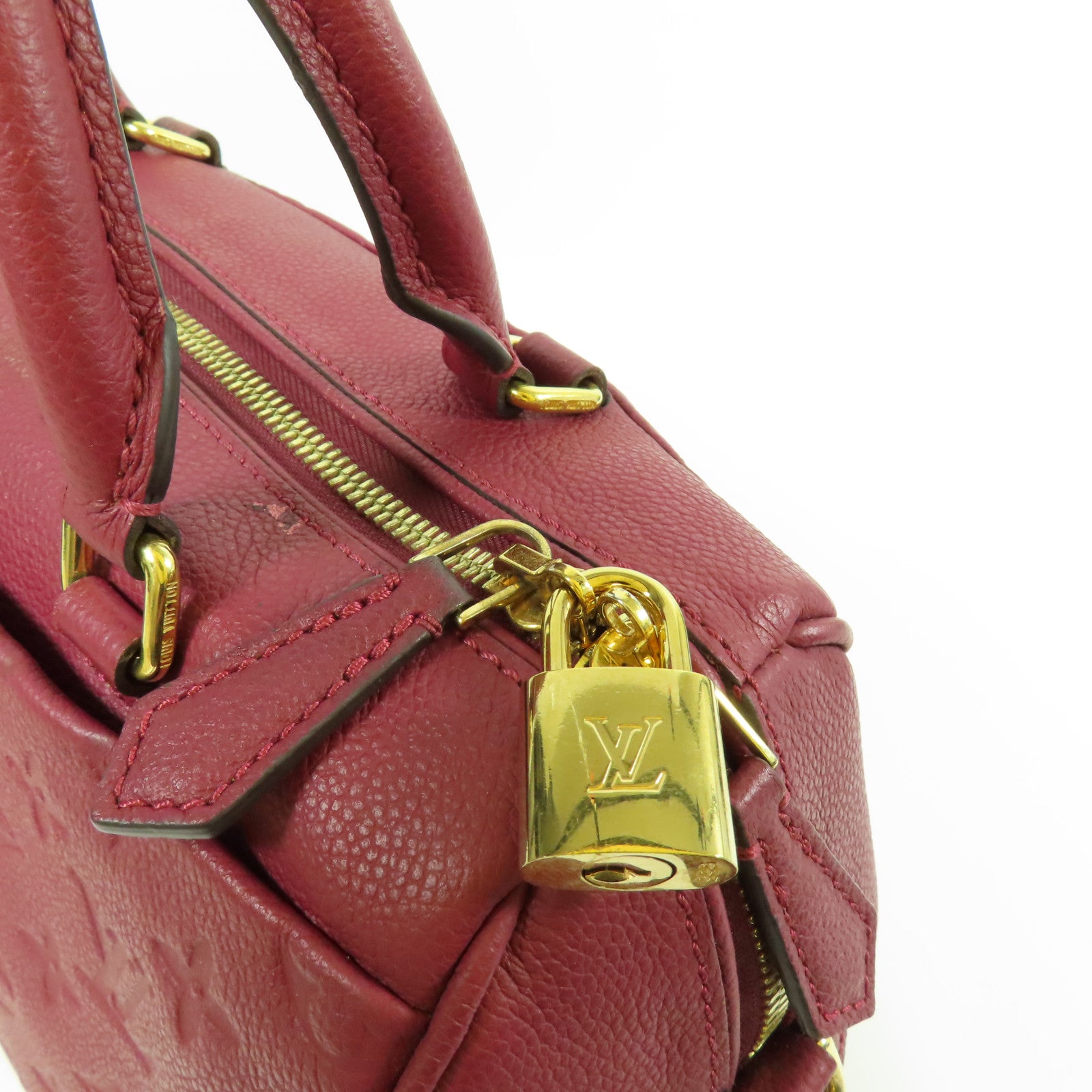 LOUIS VUITTON Speedy Bandouliere 25 2way Shoulder Bag M40762 Monogram Empreinte