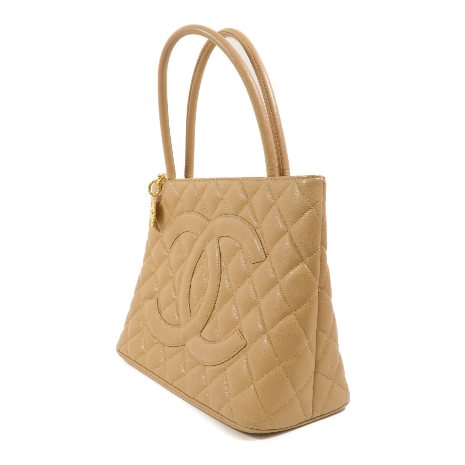 CHANEL 牛皮皮革Medallion Vintage Tote Bag手挽袋