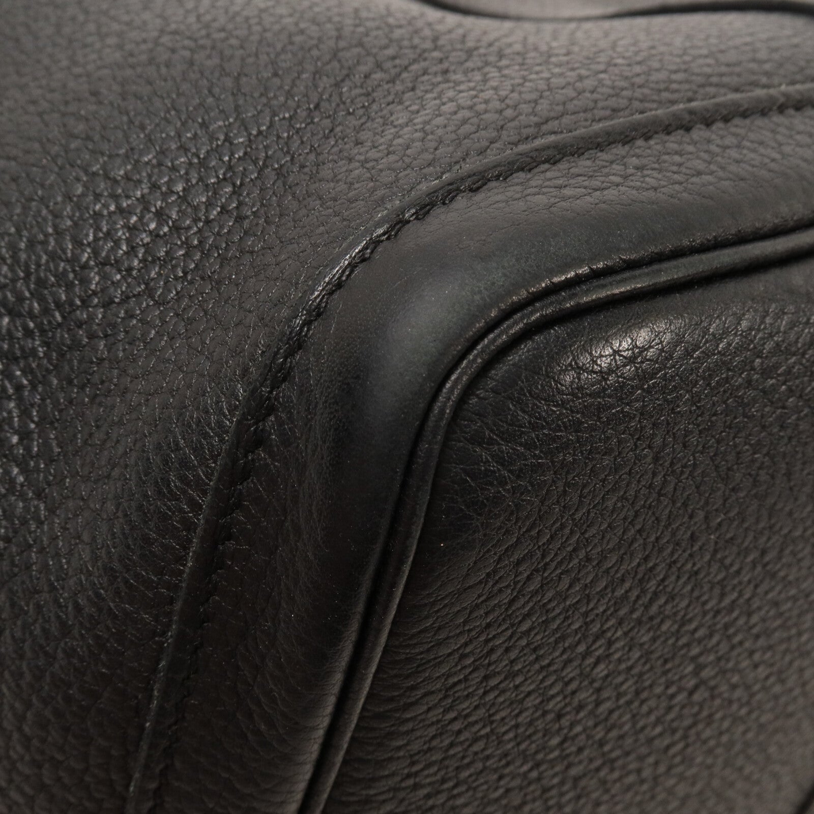 HERMES Negonda皮革Garden Party PM手挽袋Noir