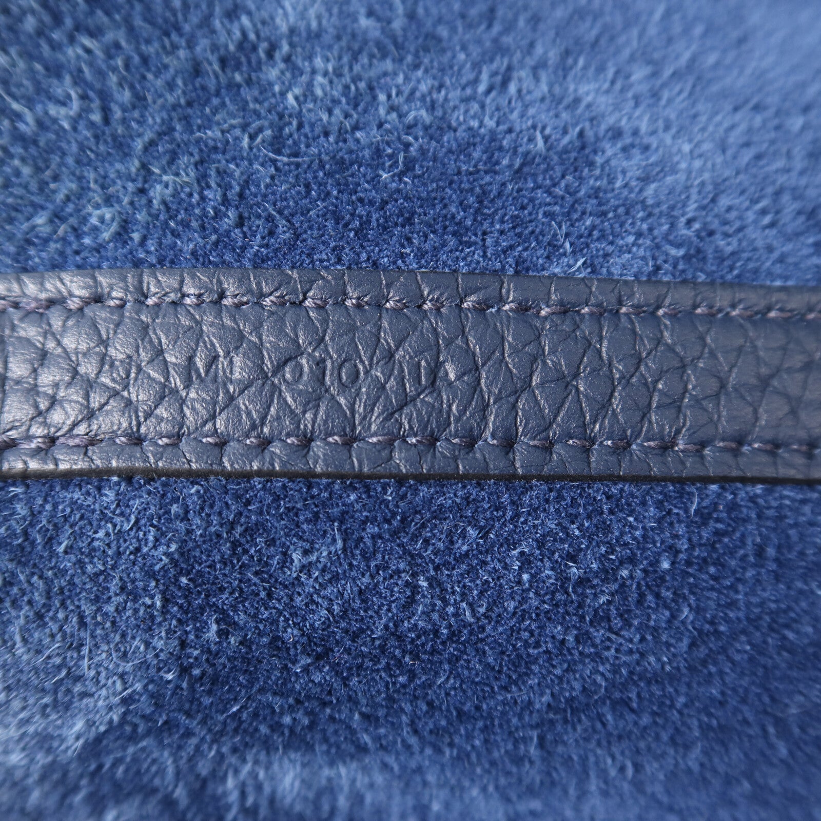 HERMES Clemence皮革 Picotin MM手挽袋Bleu De Prusse