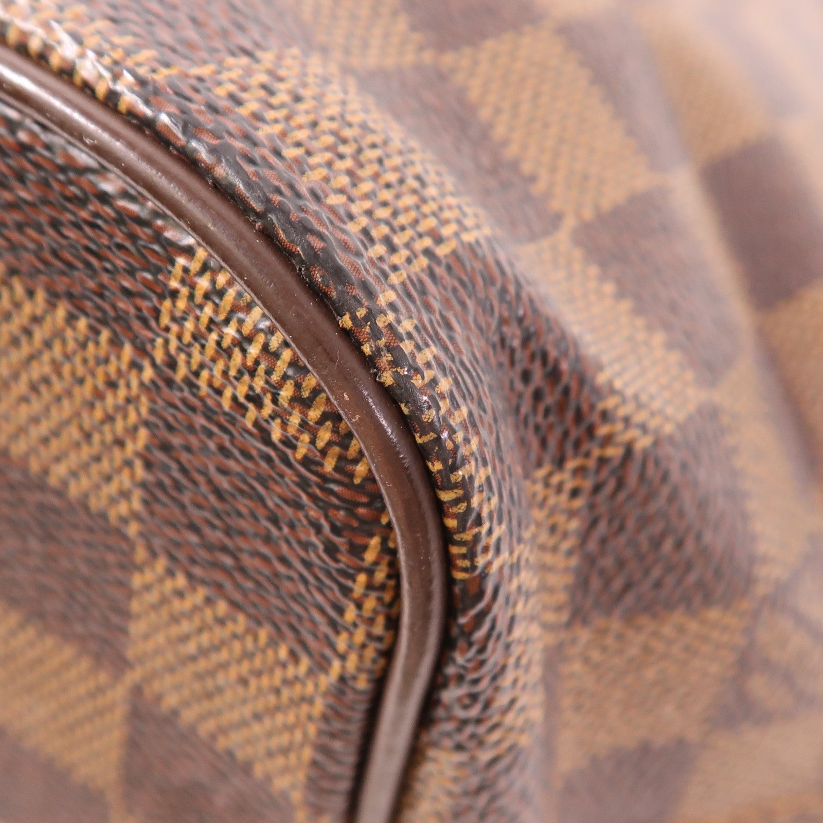 LOUIS VUITTON LV GHW Saleya PM Shoulder Handbag N51183 Damier Brown
