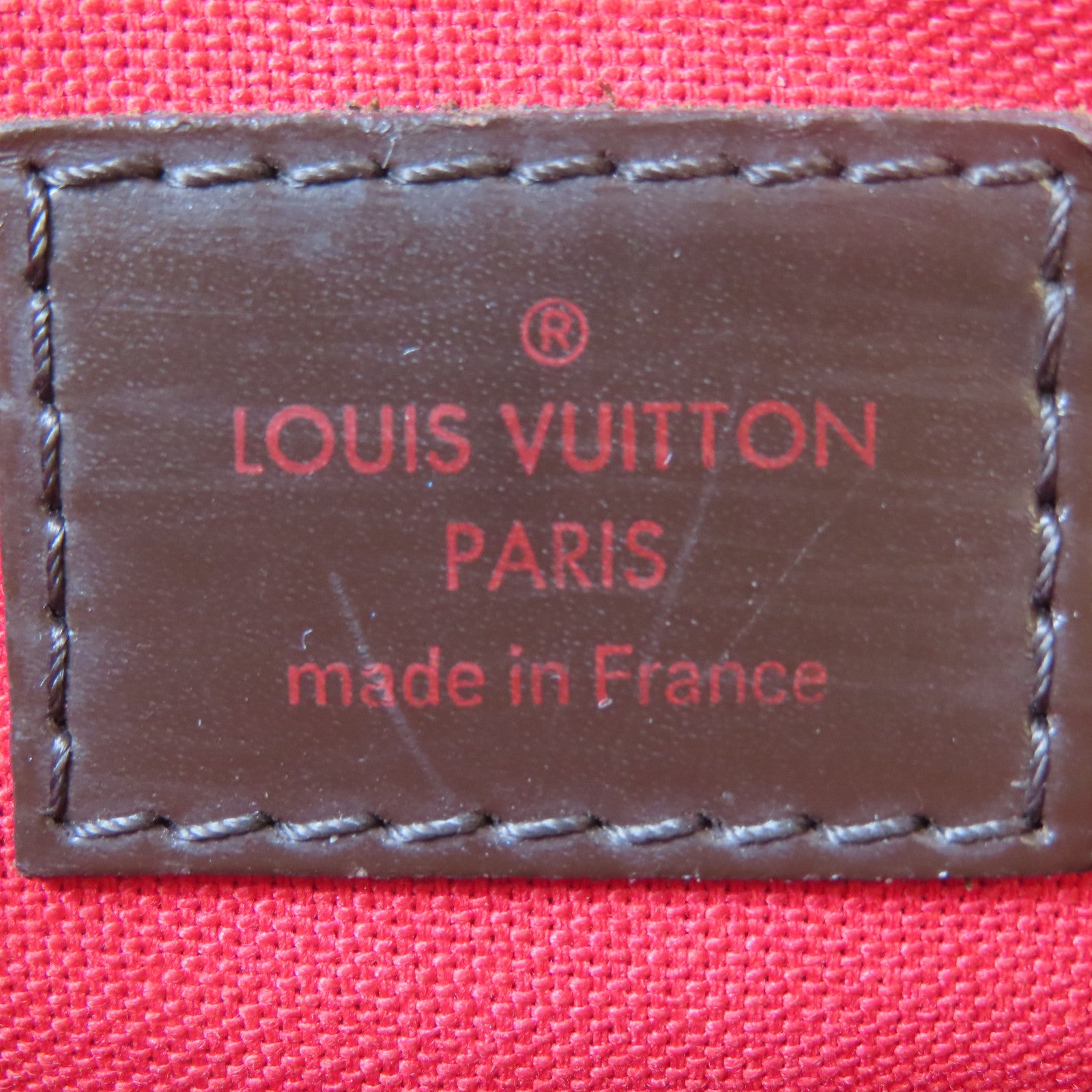 LOUIS VUITTON 【激減優惠】Damier Ebene Verona PM金扣手挽袋啡色