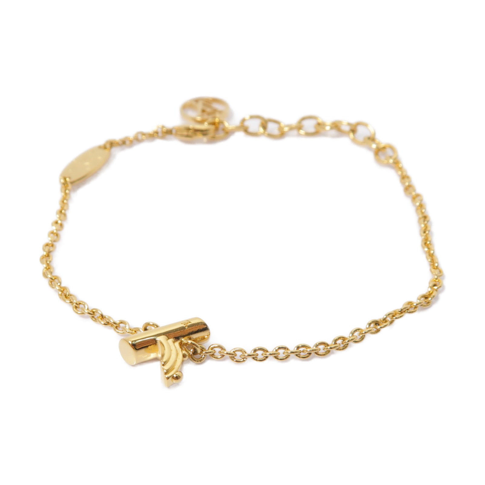 LOUIS VUITTON 金屬Bracelet手鏈金色