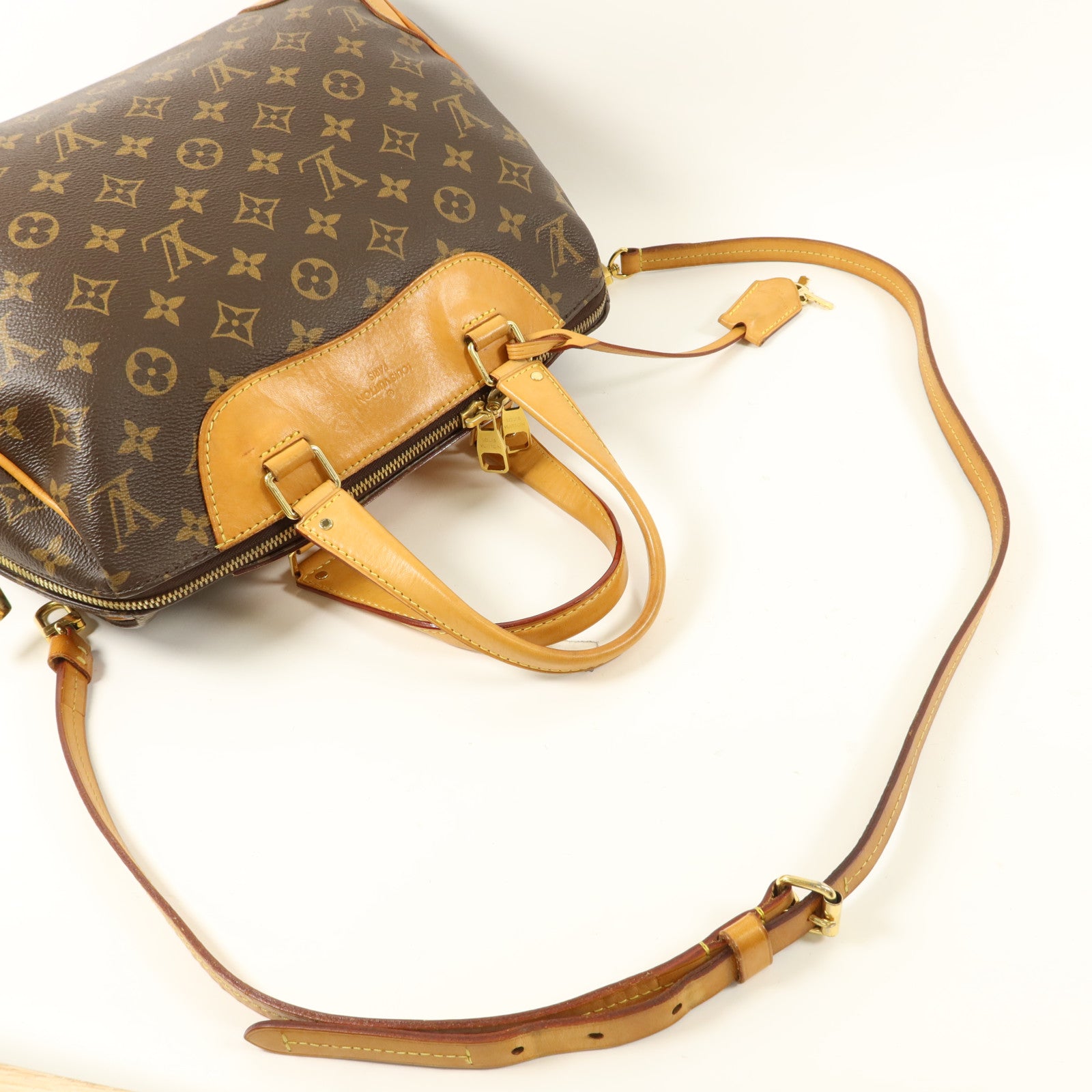 LOUIS VUITTON Monogram Retiro MM手挽肩背兩用袋