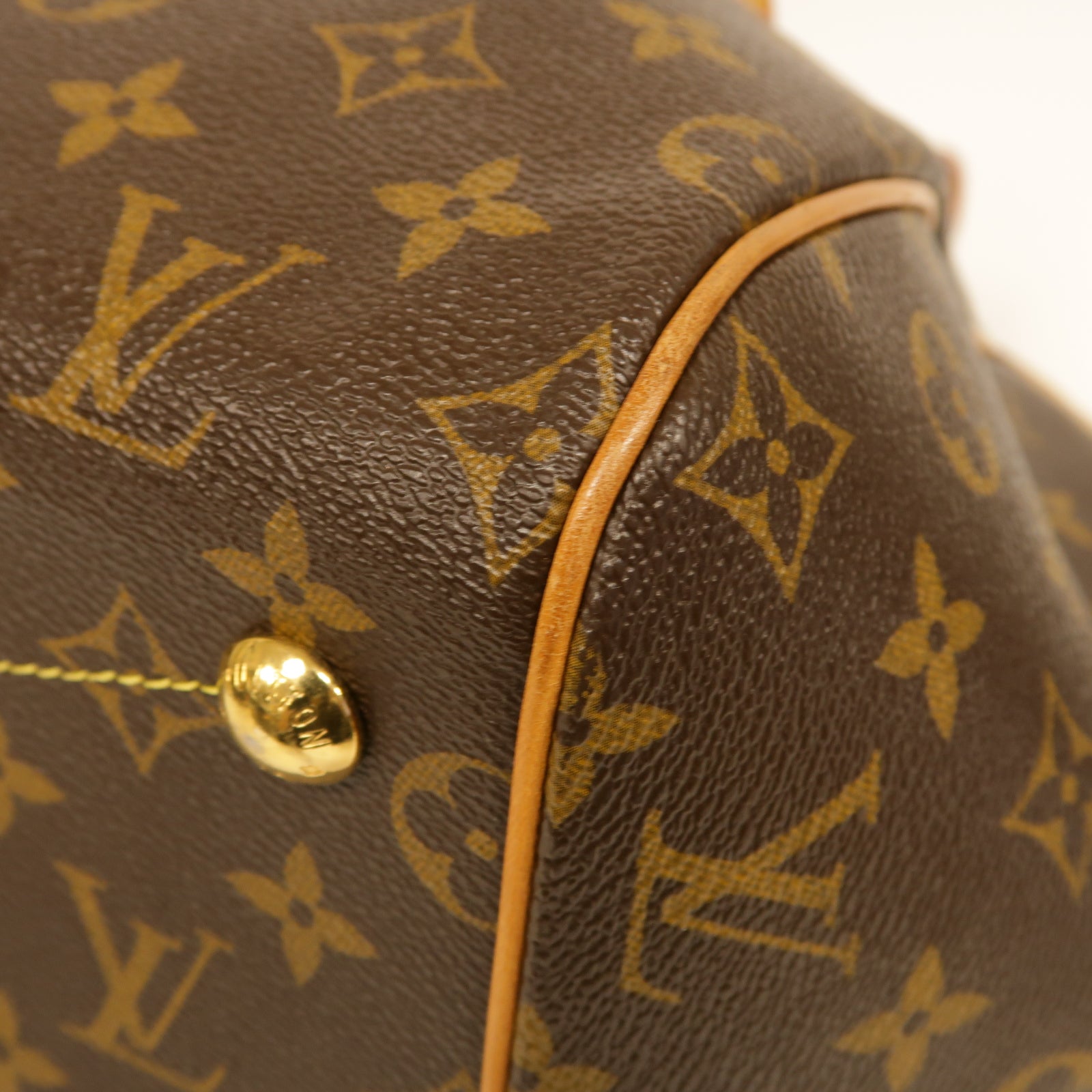 LOUIS VUITTON **【激減優惠】Monogram Tivoli GM金扣手挽袋啡色