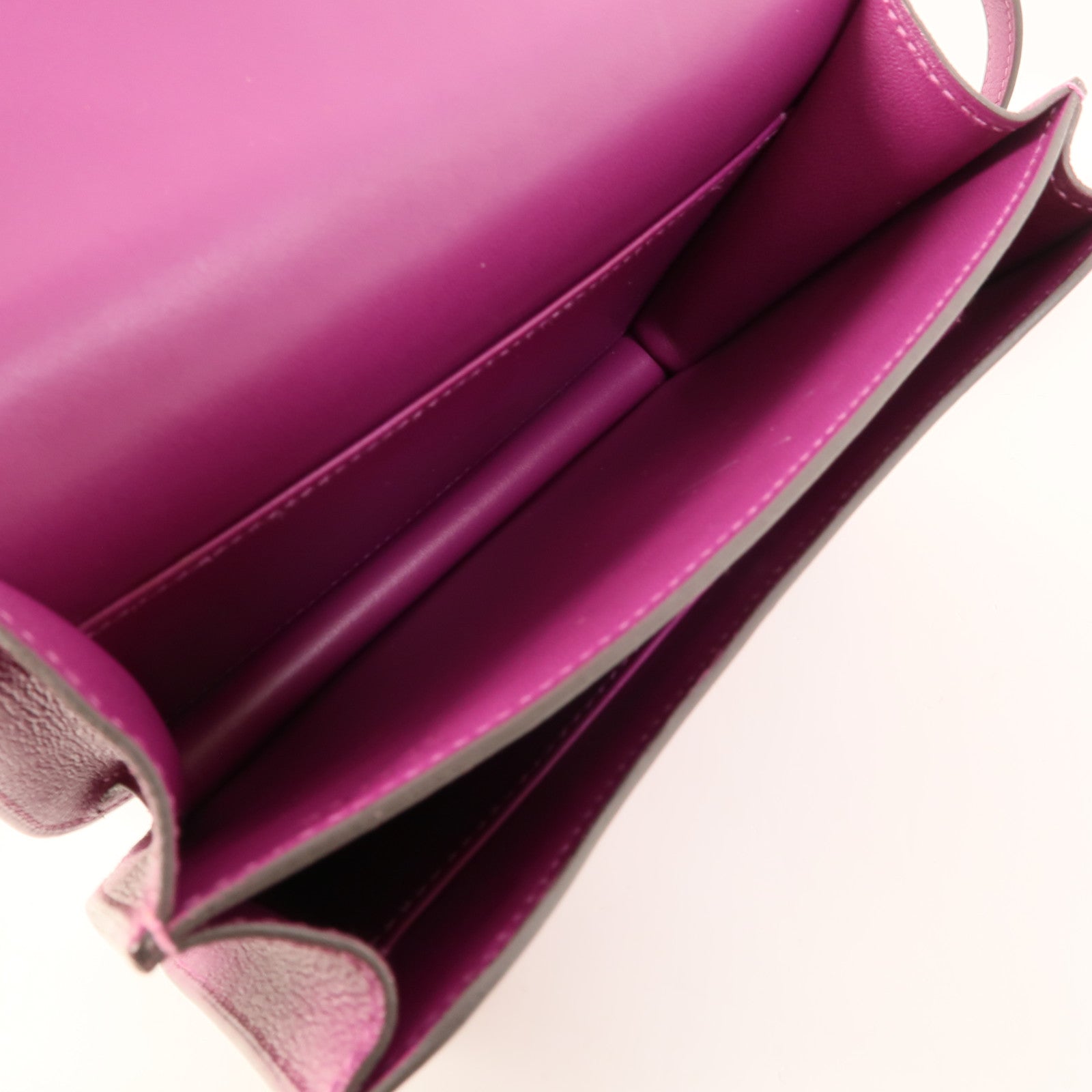 HERMES Evercolor皮革Constance Mini肩背袋Anemone