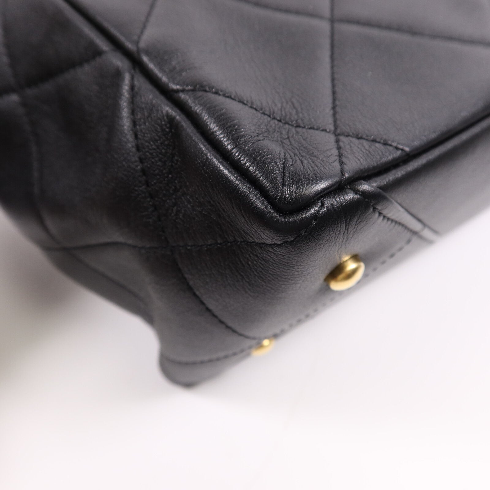 CHANEL 牛皮皮革Matelasse Tote金扣手挽袋