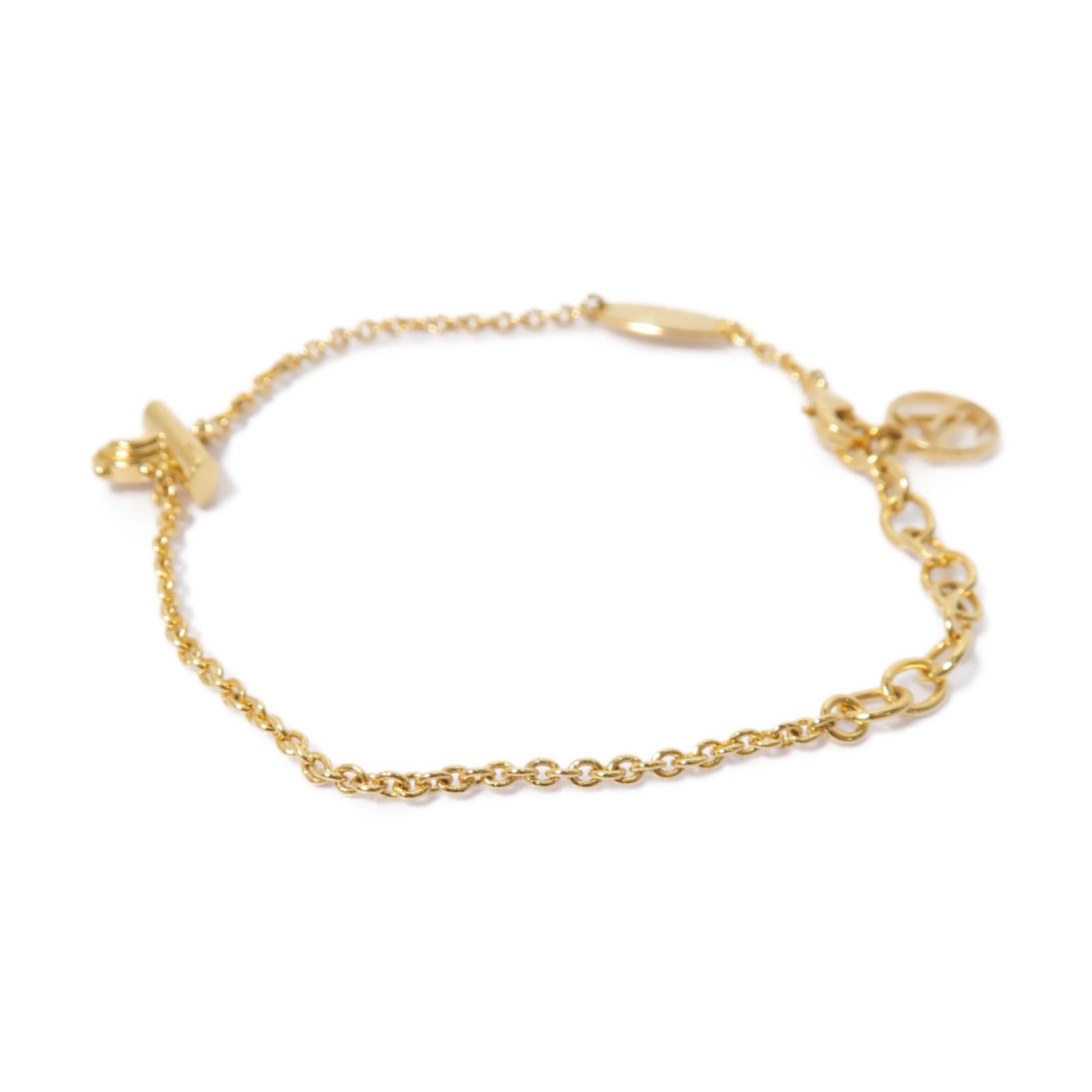 LOUIS VUITTON 金屬Bracelet手鏈金色
