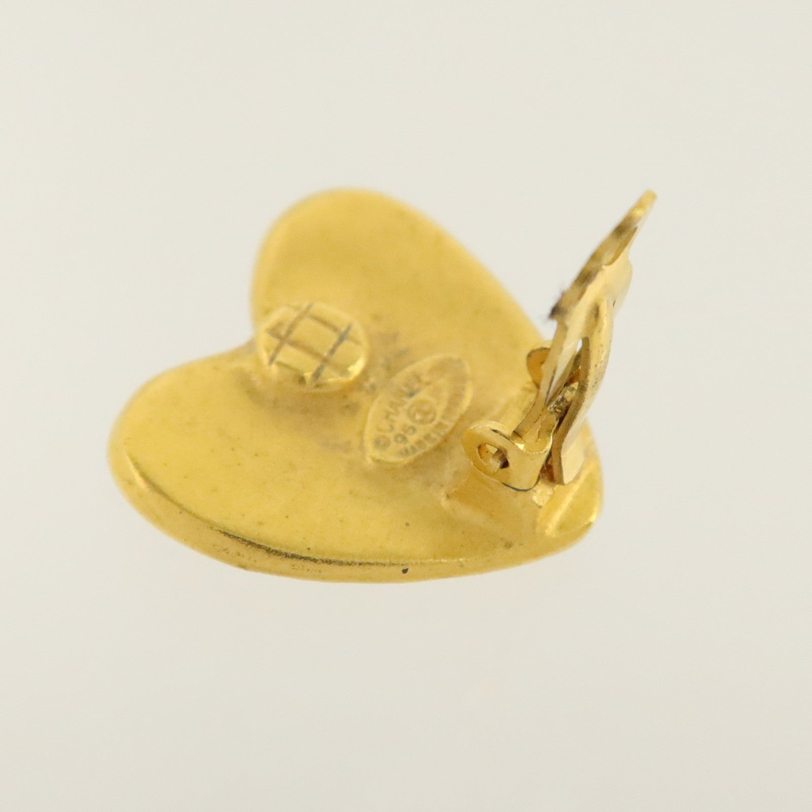 CHANEL 金屬Vintage Heart Clip-On Earrings耳環