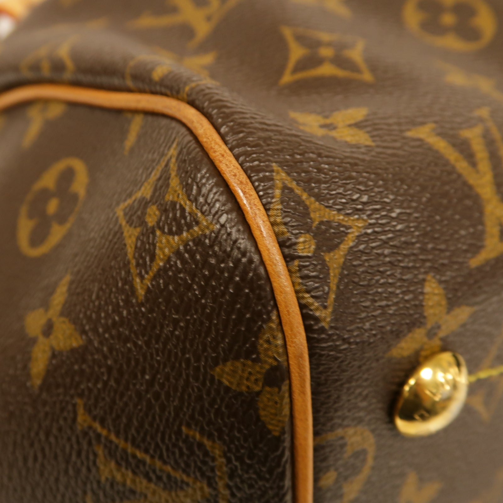 LOUIS VUITTON **【激減優惠】Monogram Tivoli GM金扣手挽袋啡色